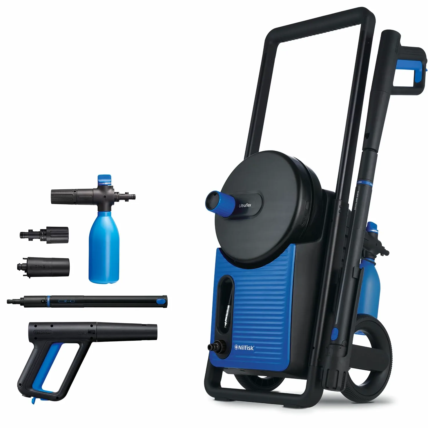 Nilfisk Nettoyeur Haute Pression Excellent 160 Bars - Grande Performant pour Le Jardin, Terrasse et Voiture (2300 W) 128471412