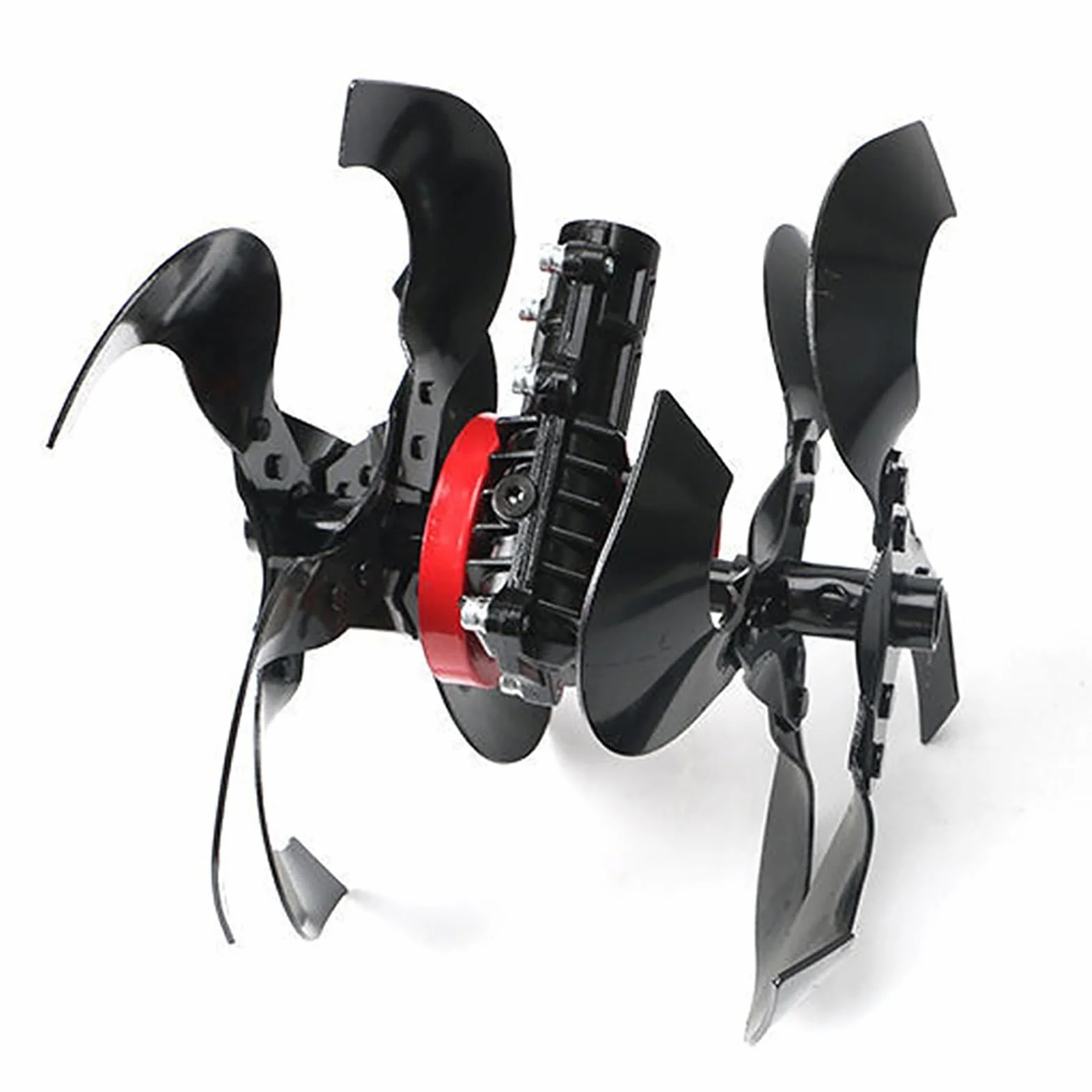 Zerodis Kit de Roues pour Coupe-Bordures, Accessoire Métal avec Acier au