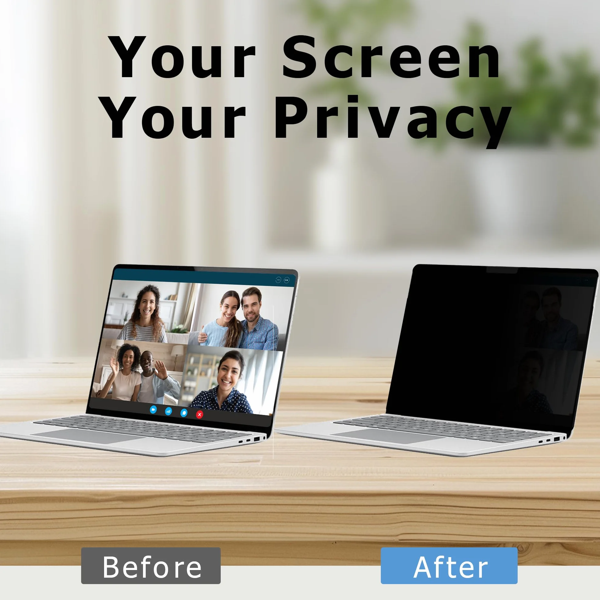 Adeway Film de protection d'écran anti-reflet pour Surface Go 3/2/1 12,4" magnétique anti-espion