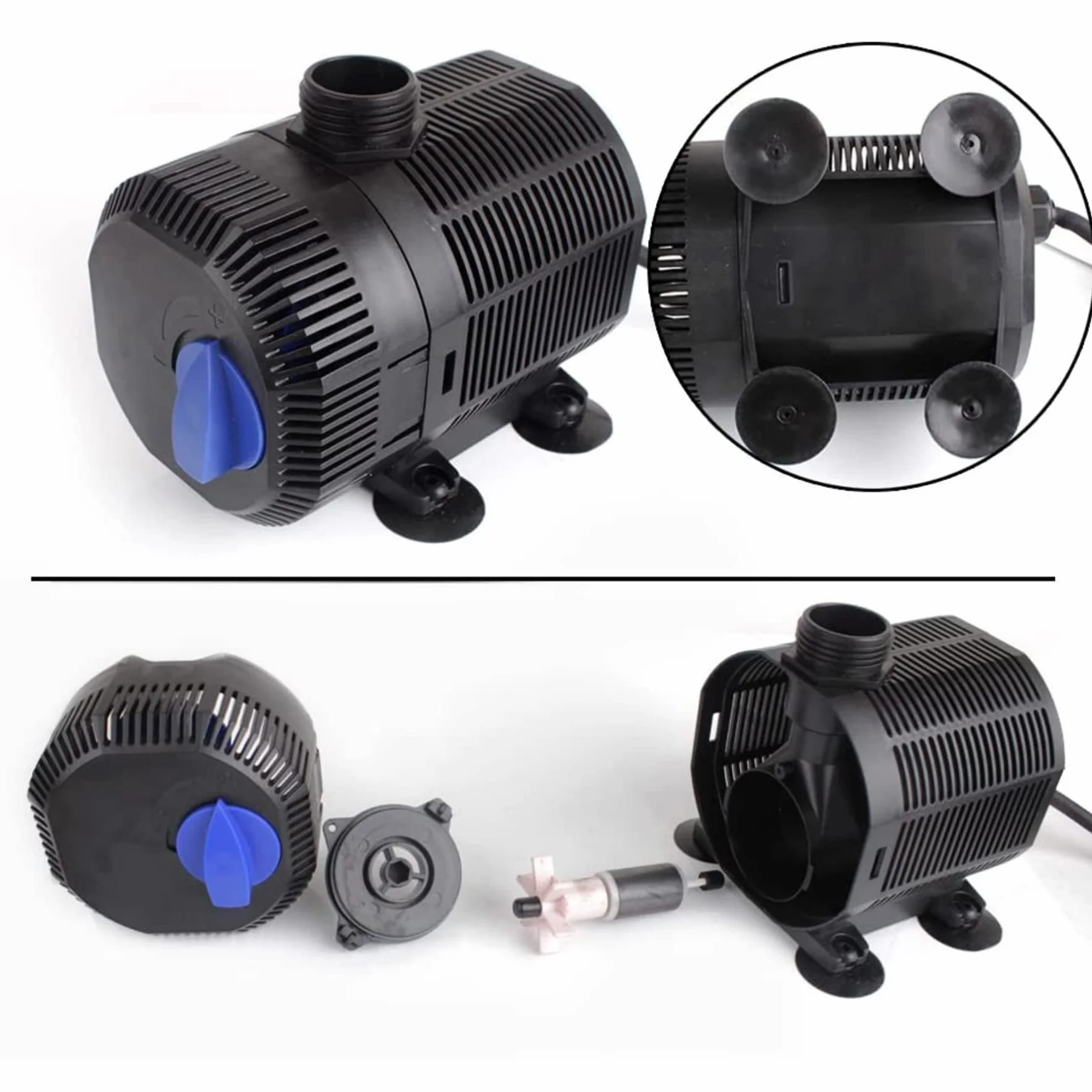 Pompe à eau écologique Forever Speed 2300 l/h 35 W ABS noir bleu