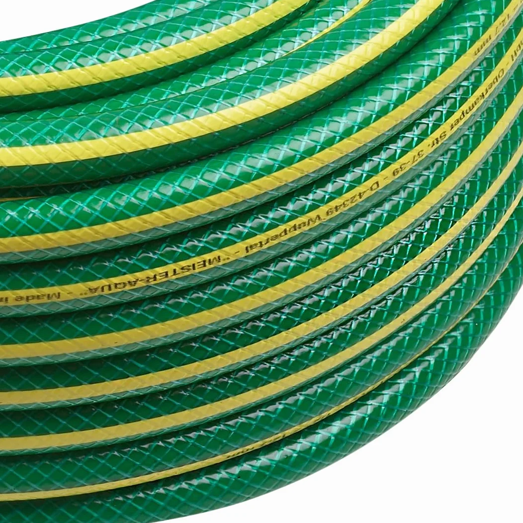 Meister Tuyau d'arrosage en tissu croisé 12,7 mm (1/2") – 40 m de longueur – Pour arroser de petites surfaces – Résistant aux chocs et à l'abrasion – Résistant aux UV – Tuyau d'arrosage en PVC initial