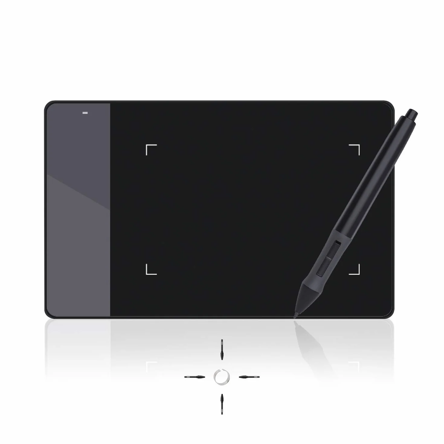 Huion 420 Tablette Graphique Portable 4000 LPI 2048 Pression Stylet à Pile 10x5,6cm (4"x2,23")