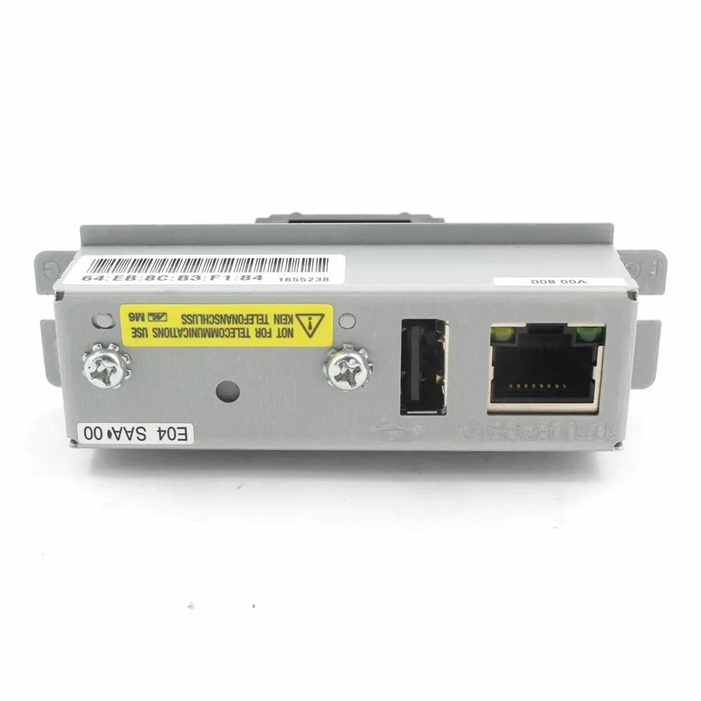 Module d'interface Ethernet pour imprimantes POS C32C881008 UB-E04 TM-T88VI 100 Mbps
