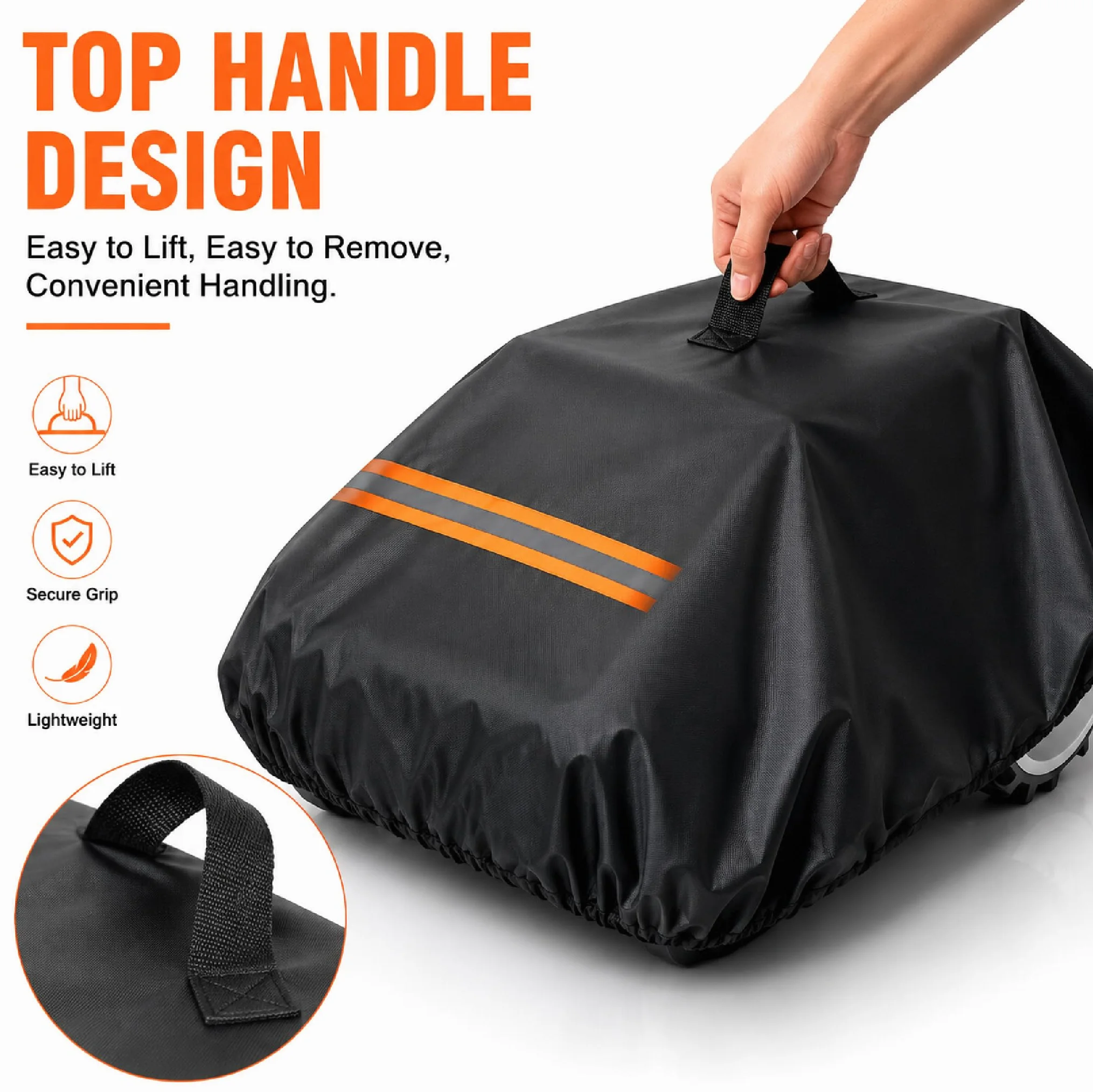 Abris Robot Tondeuse pour Mammotion LUBA Mini 2 AWD 1500, 600D Housse Oxford Réfléchissante, Ajustement Stable, Anti-UV et Pluie