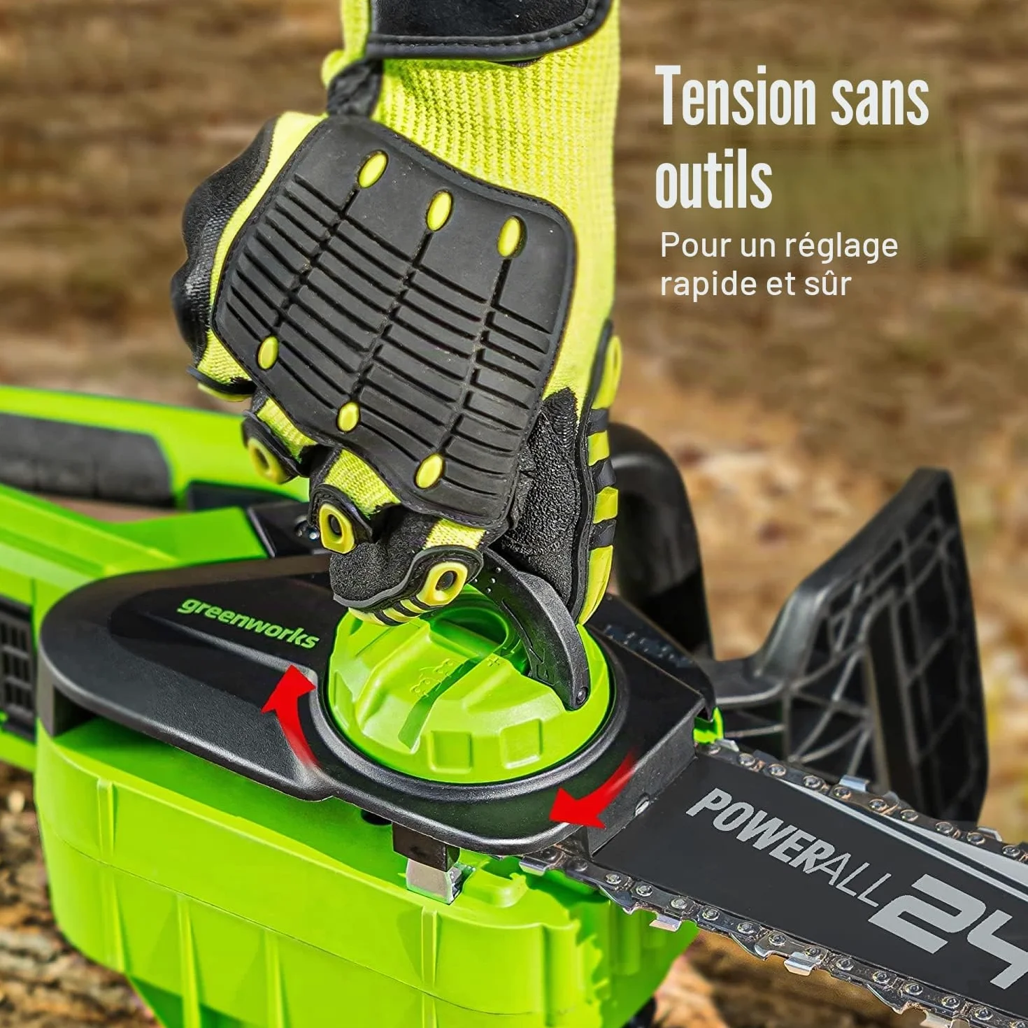 Greenworks Scie 24 V