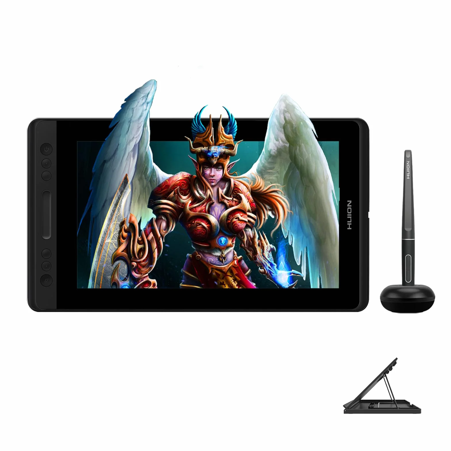 HUION KAMVAS Pro 13 Tablette Graphique Écran HD 13.3 Pouces Moniteur Dessin Compatible Chromebook Windows Mac