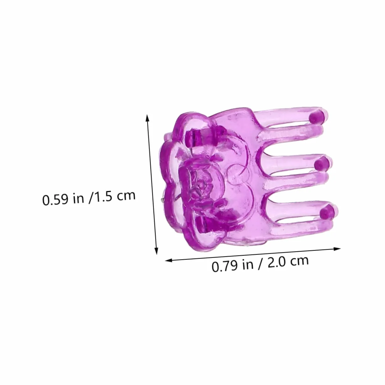 BESPORTBLE 1200 Pièces Agrafe d'orchidée vignes en Plastique Plantes en Plastique Clip de Support pour Plantes grimpantes Clips de Support pour Plantes Pinces de Support de Vigne Phalaenopsis