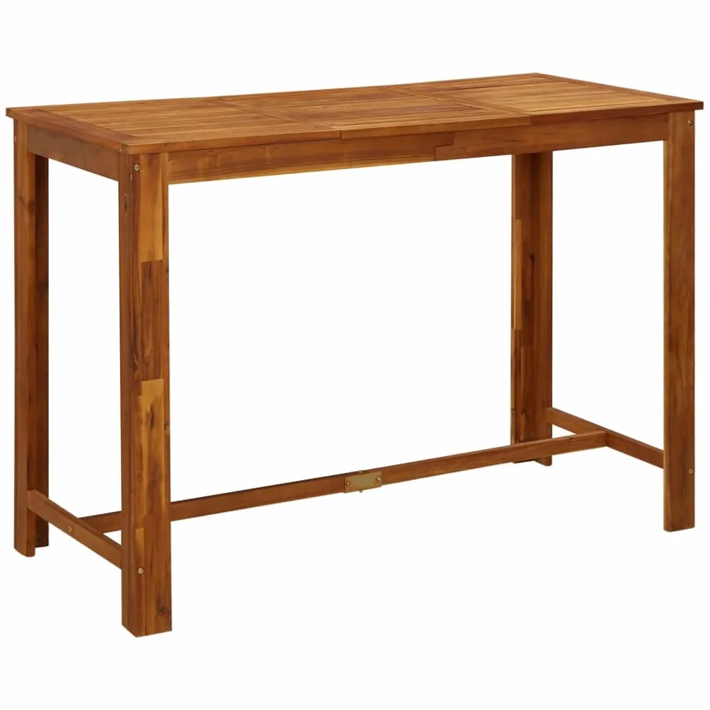 Ensemble de bar de jardin 9 pcs Bois d acacia solide