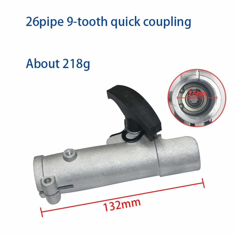 Pince de Jonction Connecteur d'Arbre 26mm 9 Cannelures Accessoires Tondeuse Gazon Taille-Haie