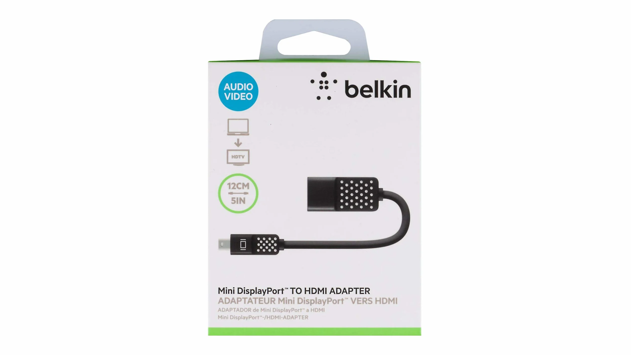 Belkin Mini DisplayPort to HDMI Adapter 4K Black