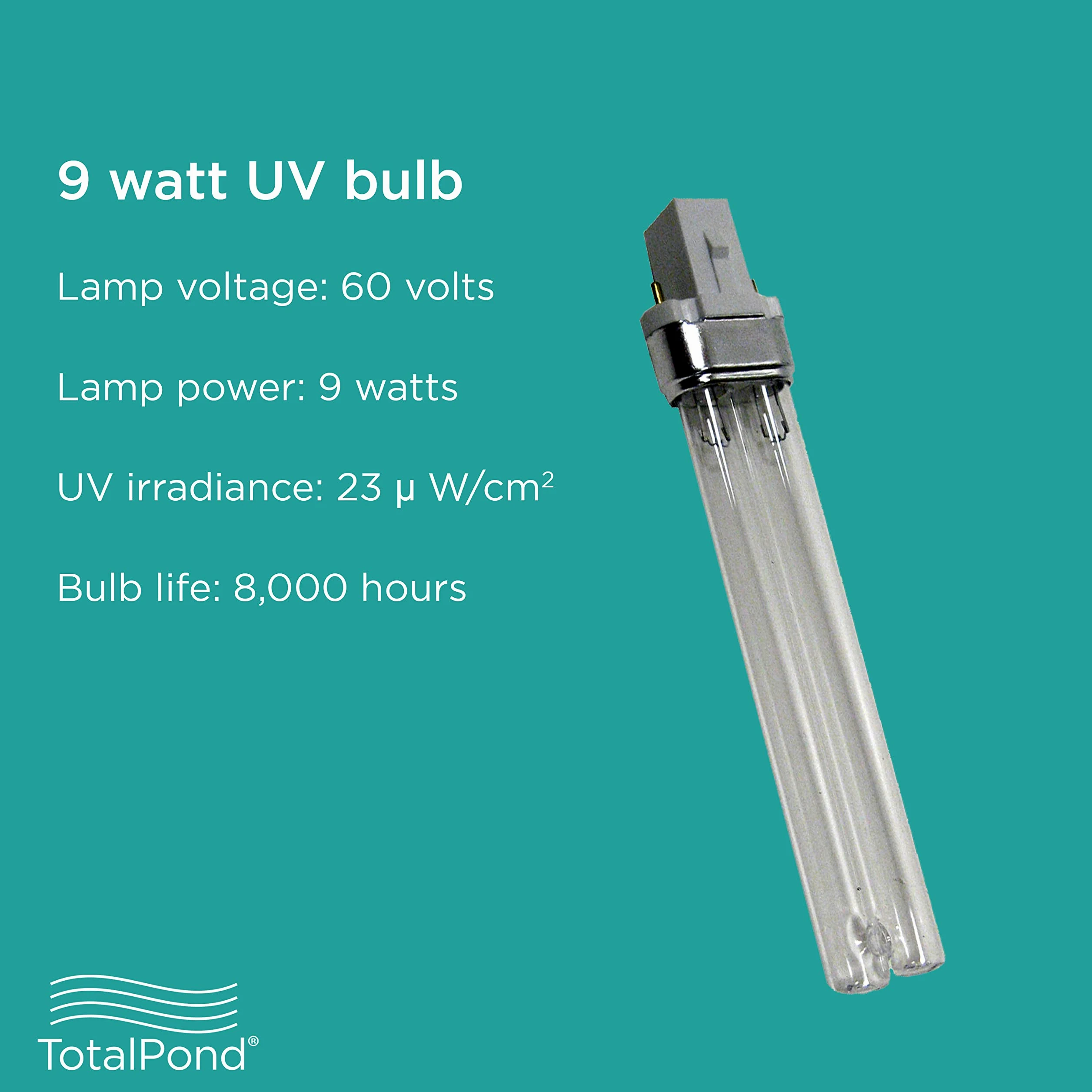 Garden & Lawn Supply TotalPond UVC9/clarificateur de bassins 9 W UV