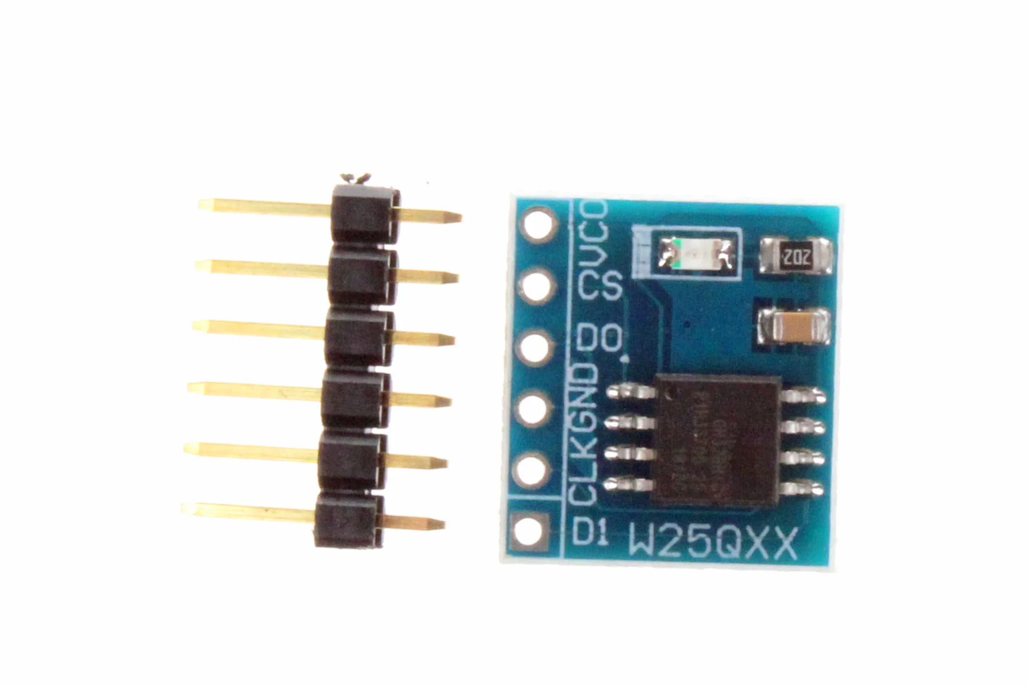 NOYITO Module de mémoire flash W25Q32 W25Q64 W25Q128 lot de 5 interface SPI