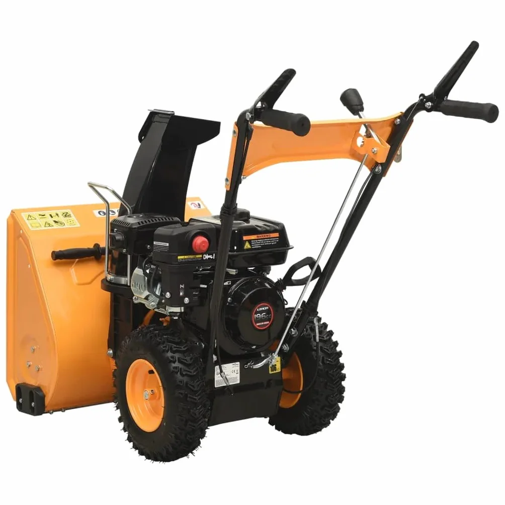 VidaXL Souffleuse à neige 6,5 ch Jaune noir
