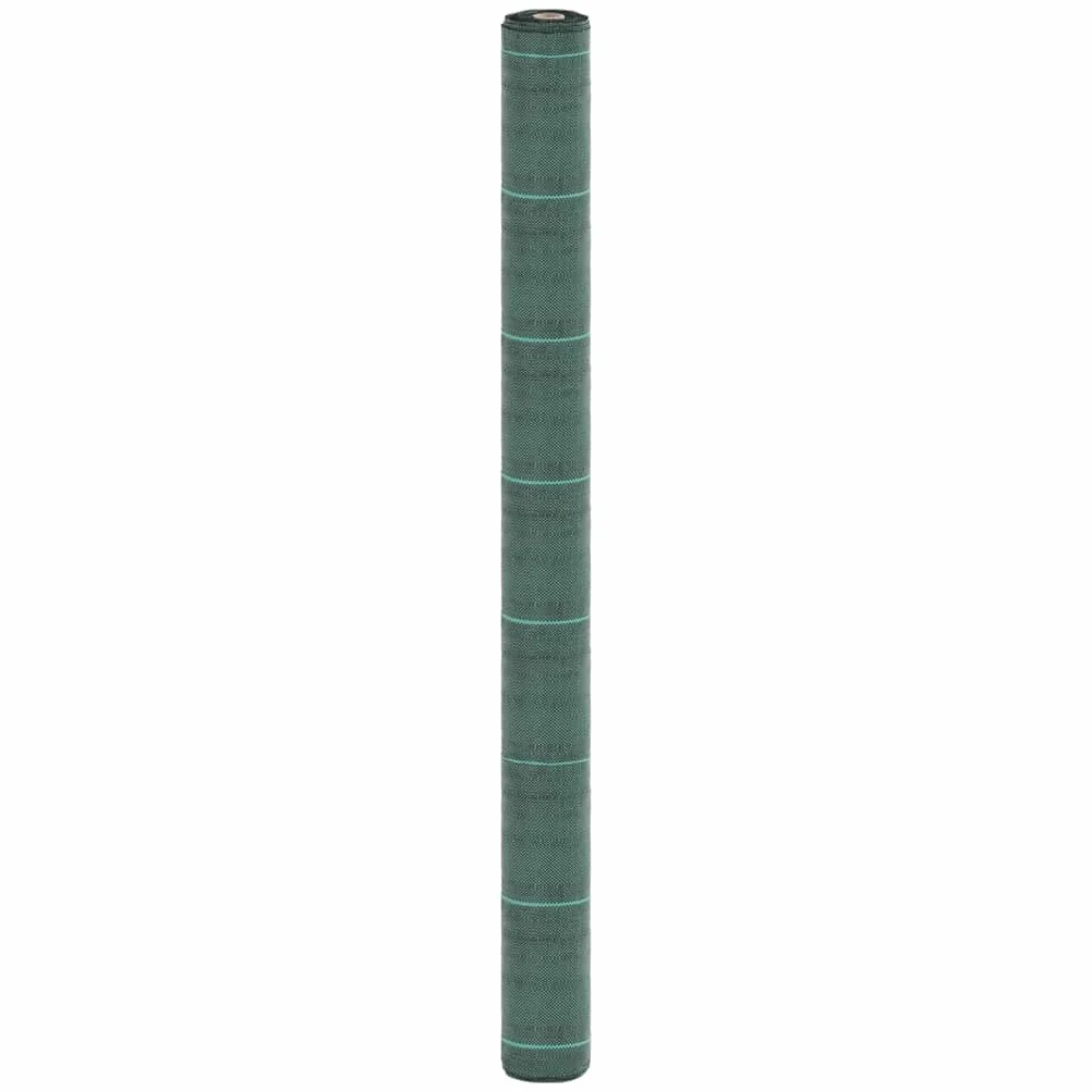 Membrane Anti Mauvaises Herbes Verte en PP, géotextile 1,5 x 5 m, Toile de paillage 60 g m2, bache de Jardin, Feutre Permeable, pour terrasse Allee Gravier Potager et amenagement Exterieur