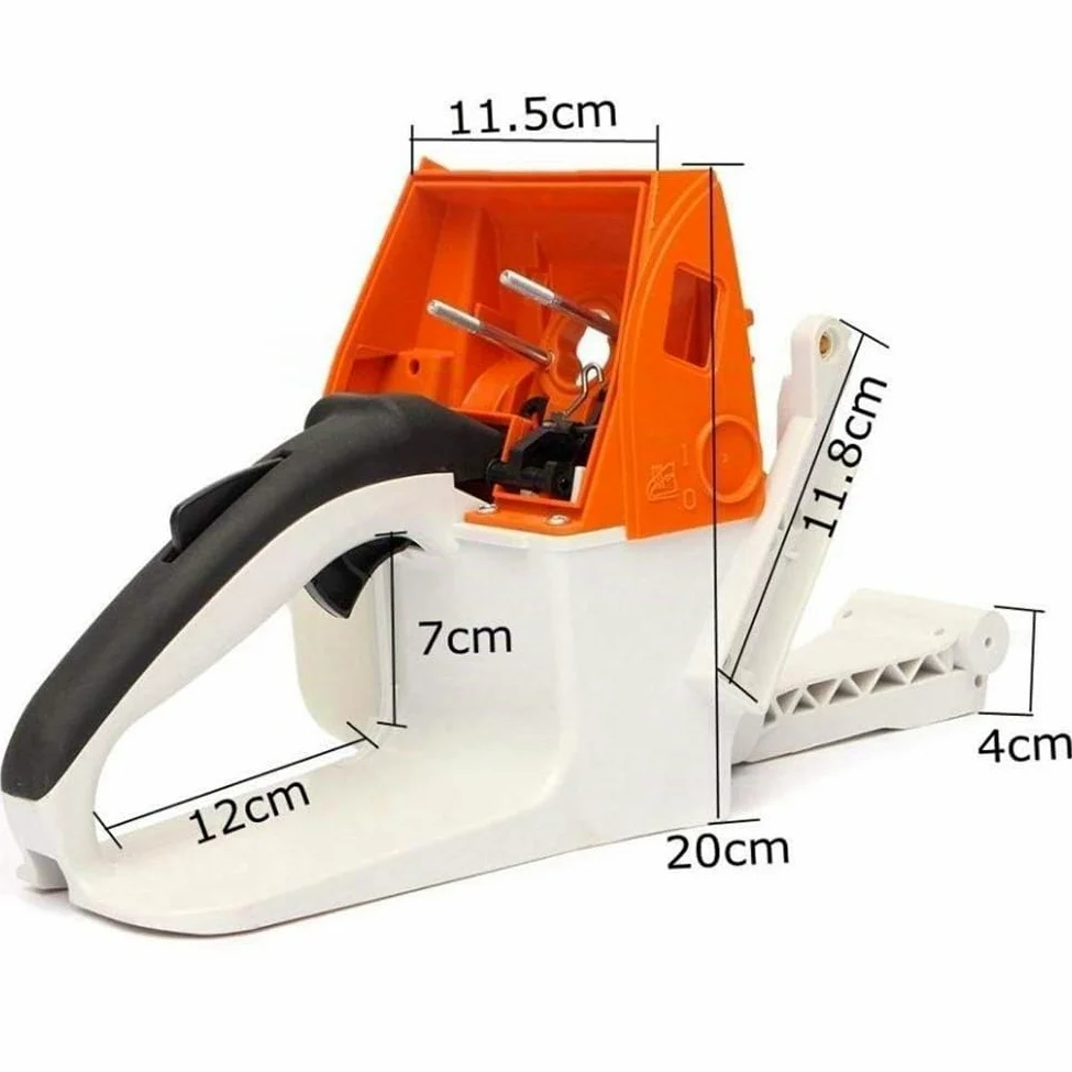 Guidon arrière Réservoir de carburant de gaz Guidon pour Stihl MS660 066 MS650 064 Tronçonneuse remplace la référence de fabrication: 1122 350 0817