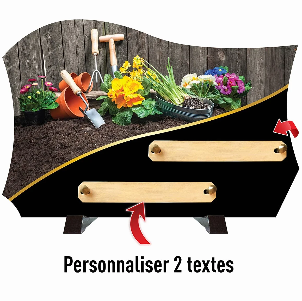 Plaque funéraire Le Jardin