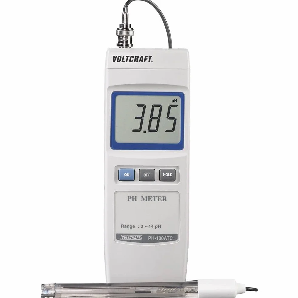 Voltcraft PH-100 Atc Digitales PH-Meter 0 - 14 Ph (yK-21ph W/ PE-03)