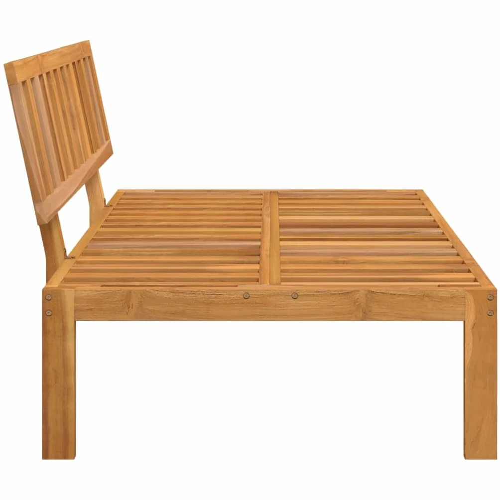 Canapé central palette de jardin bois massif d acacia