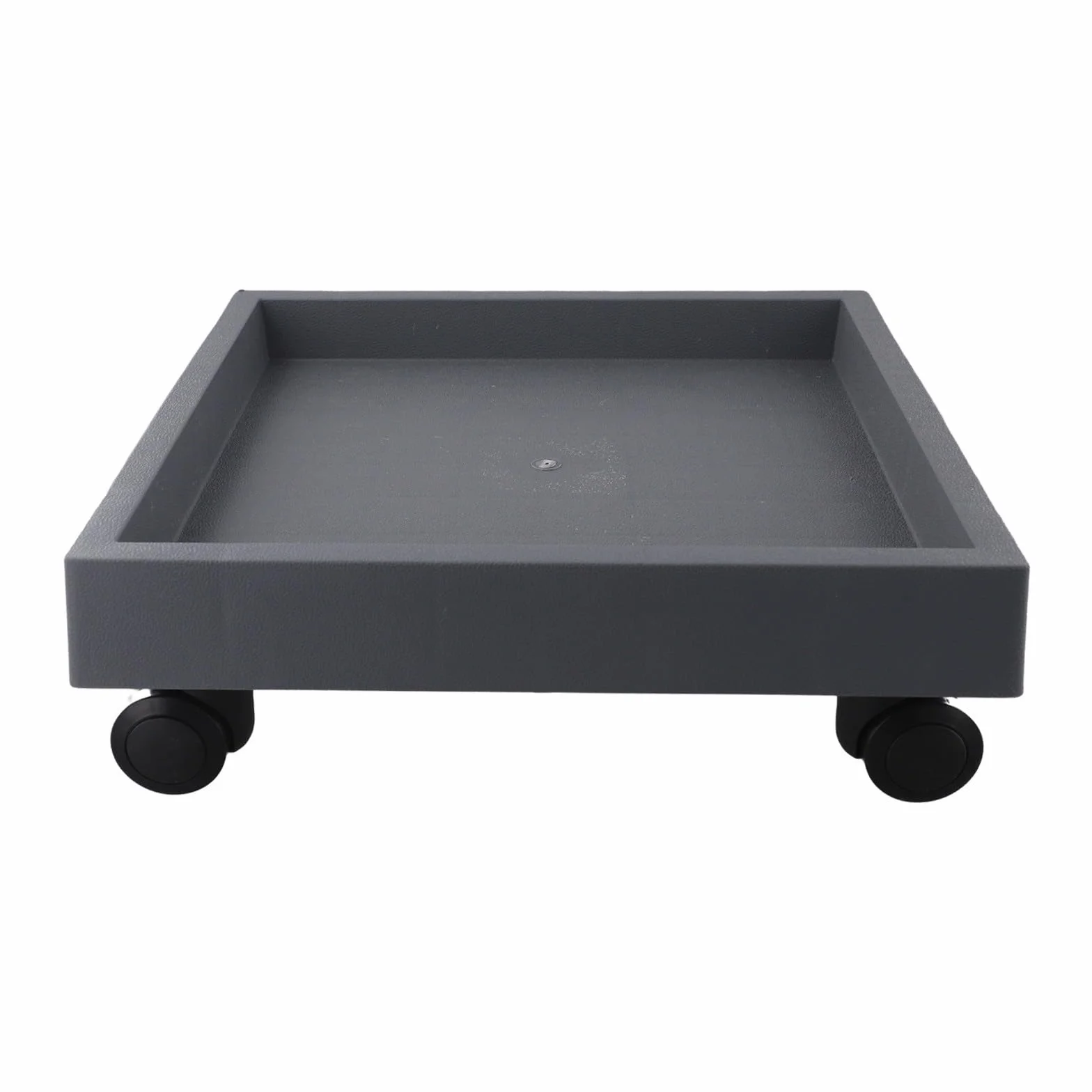 Plateau robuste pour pot de fleurs carré à roulettes 27 cm intérieur/extérieur