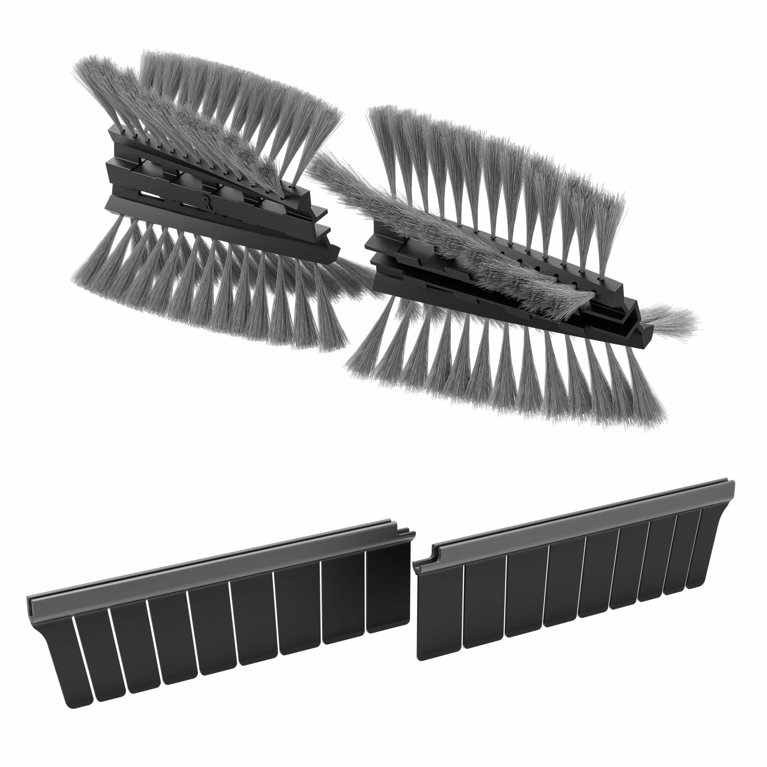 Gardena Kit de Mise à Niveau Collecteur de Feuilles pour terrasse Aides de Jardin: Ramassage Efficace des Feuilles sur Les terrasses, Changement Facile des brosses (3568-20)