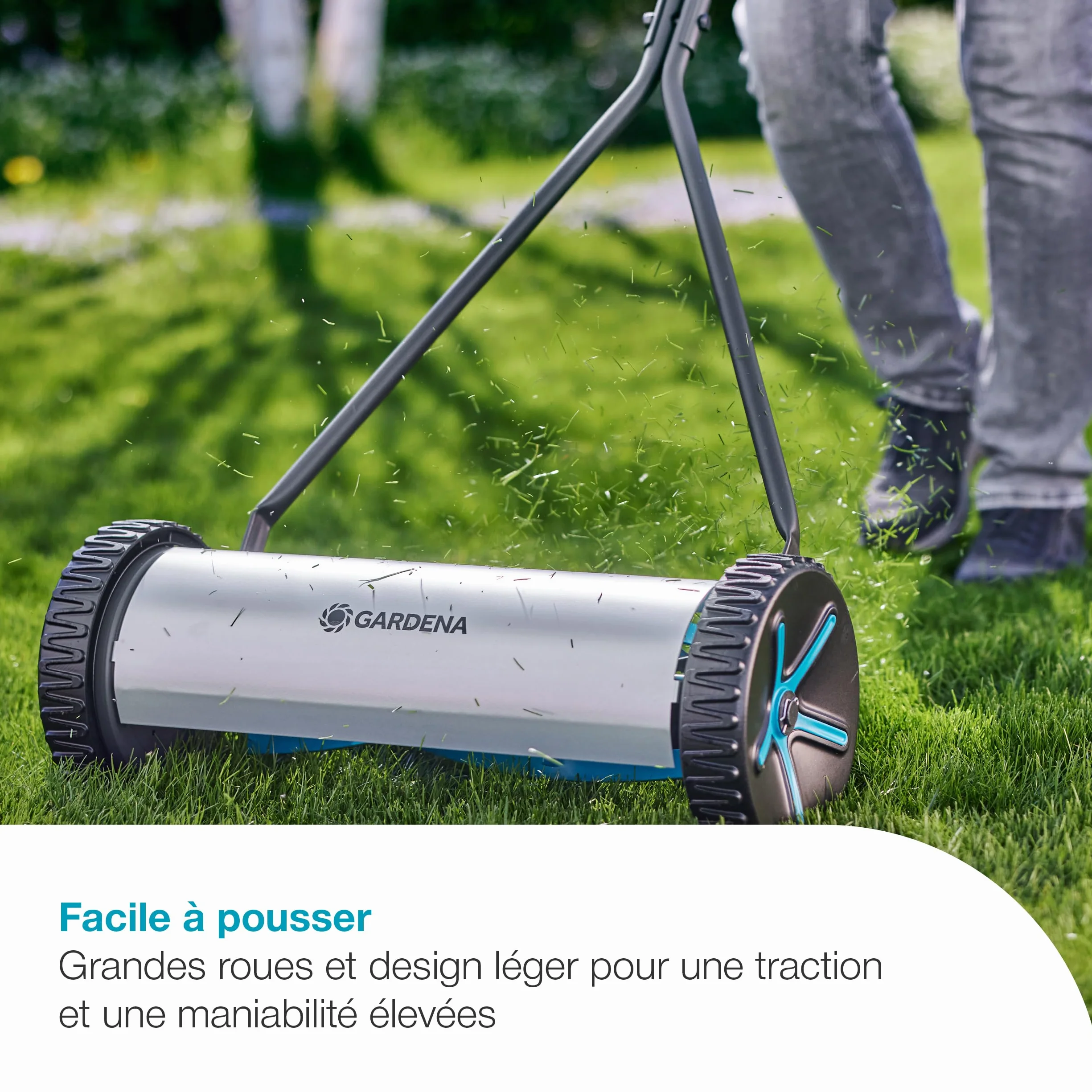 Gardena Tondeuse hélicoïdale Comfort 400 40 cm sans fil 11760-20