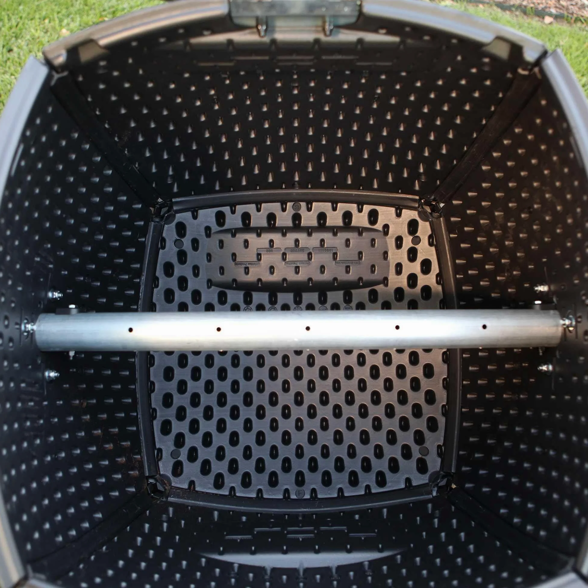 LIFETIME Double composteur Noir 79,3 x 143,5 x 110,4 cm