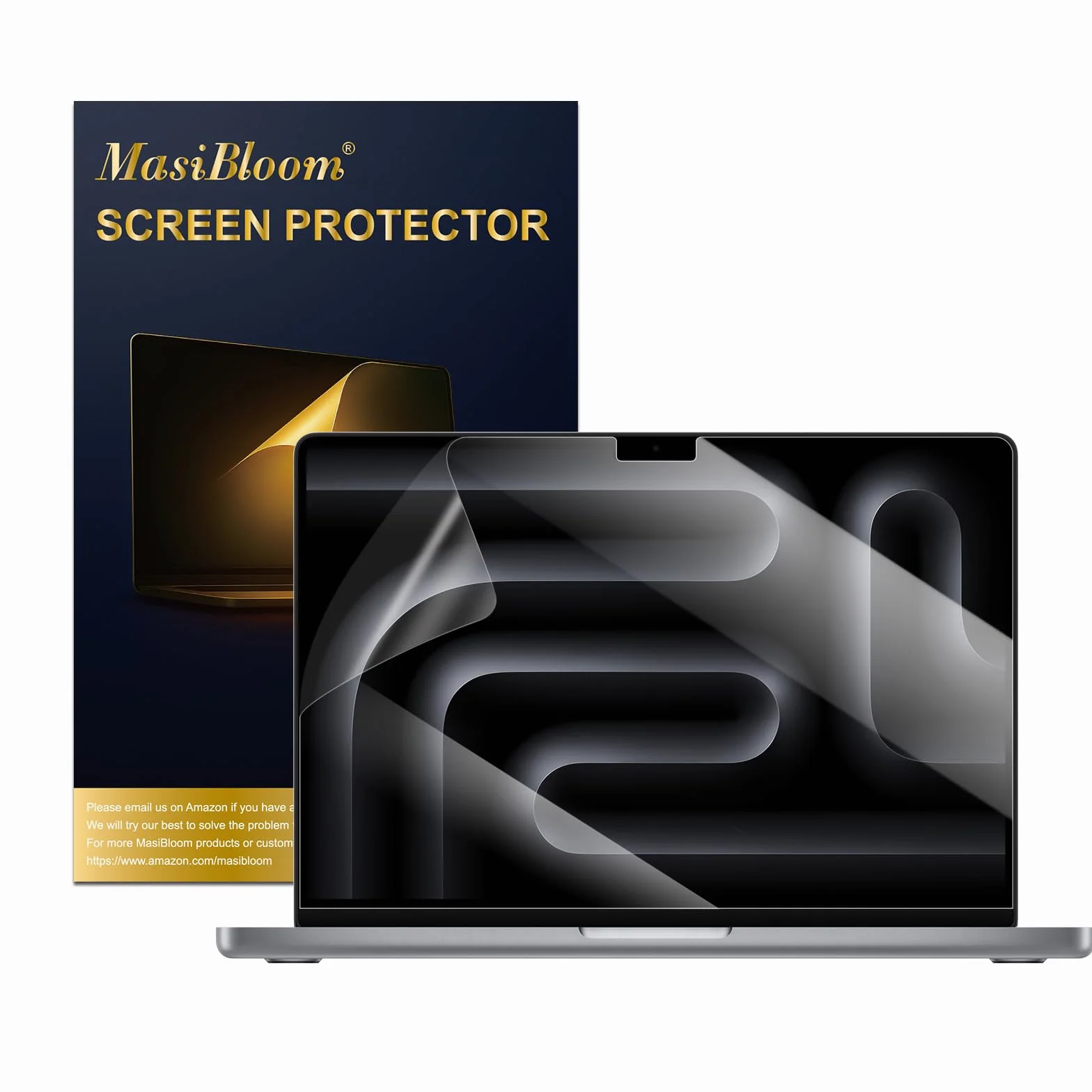 Protecteur d'écran HD MacBook Pro 14 pouces M5-M1 Chip A3426 A3427 A3434 2026-2021 Filtre anti-rayures transparent 5H Accessoires ordinateur portable 2