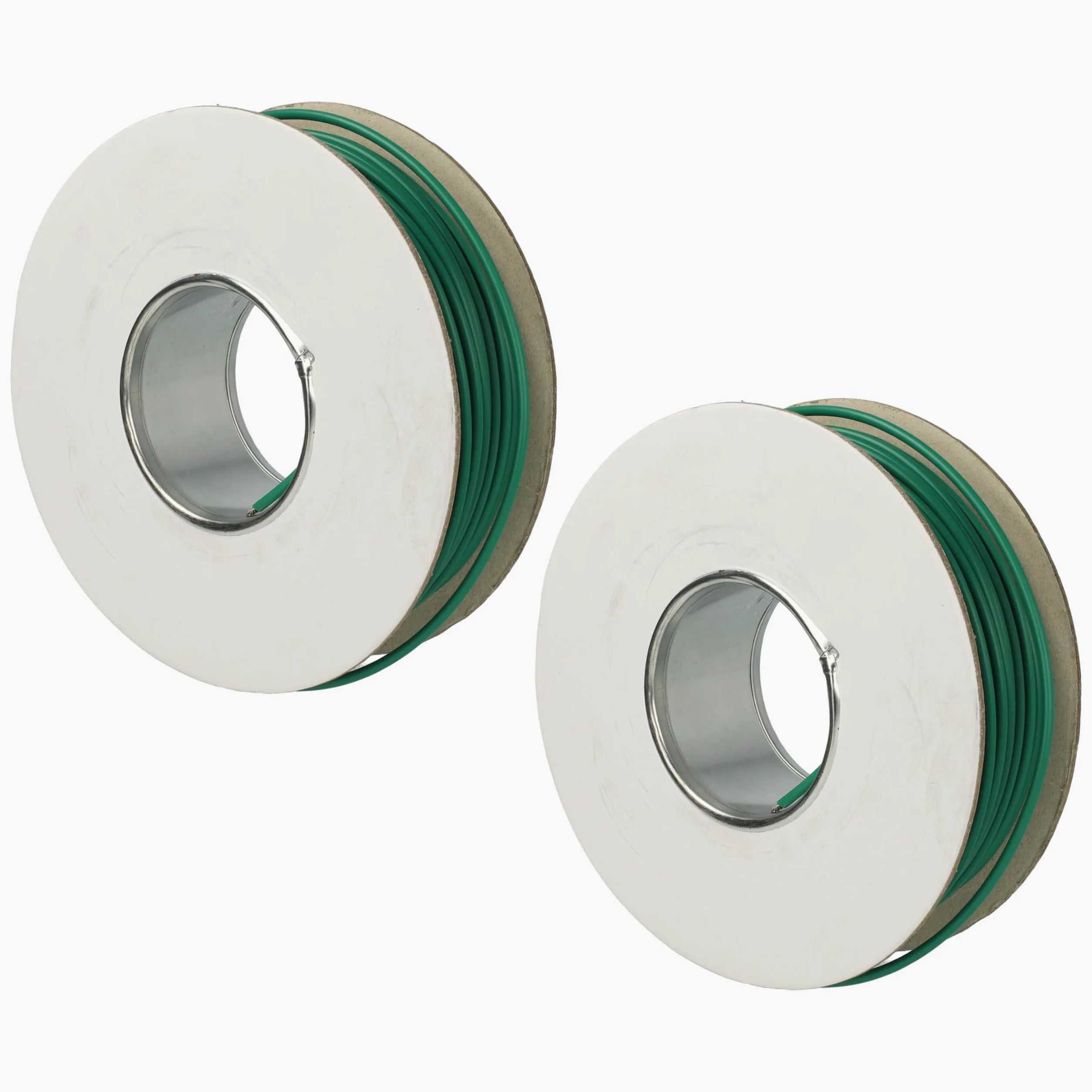 vhbw 2x Câble périphérique compatible avec Bosch Indego 350 | 400, 350 Connect, 400 Connect, 800 tondeuses robotisées - Câble périphérique 50 m vert