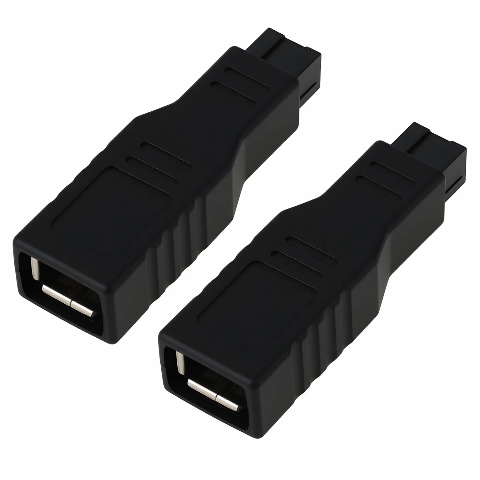 ECSiNG Lot de 2 Convertisseurs IEEE1394 6 Broches Femelle vers 9 Broches Mâle Compatible Firewire 400 800