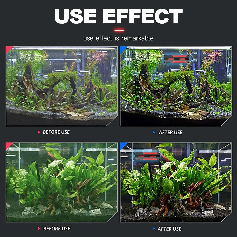 Stérilisateur UV Aquarium 9W 15W 22W Clarificateur Eau Dissolvant Algues Contrôleur Synchronisation 3/6/12/24 H