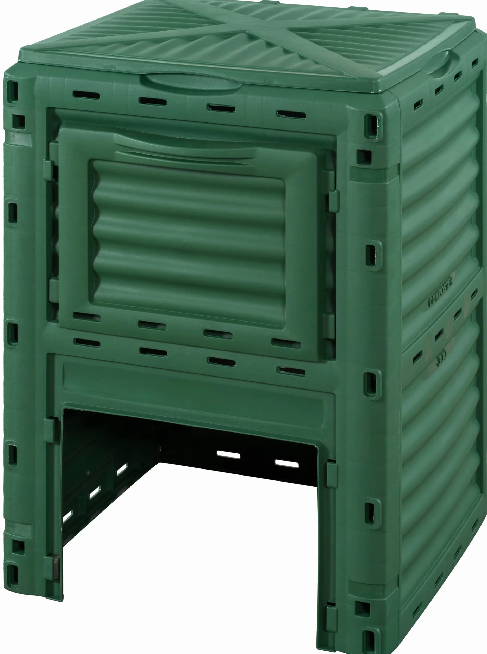 Linea Garden Friend C1933431 Composter 300 l en polypropylène résistant aux intempéries, Vert