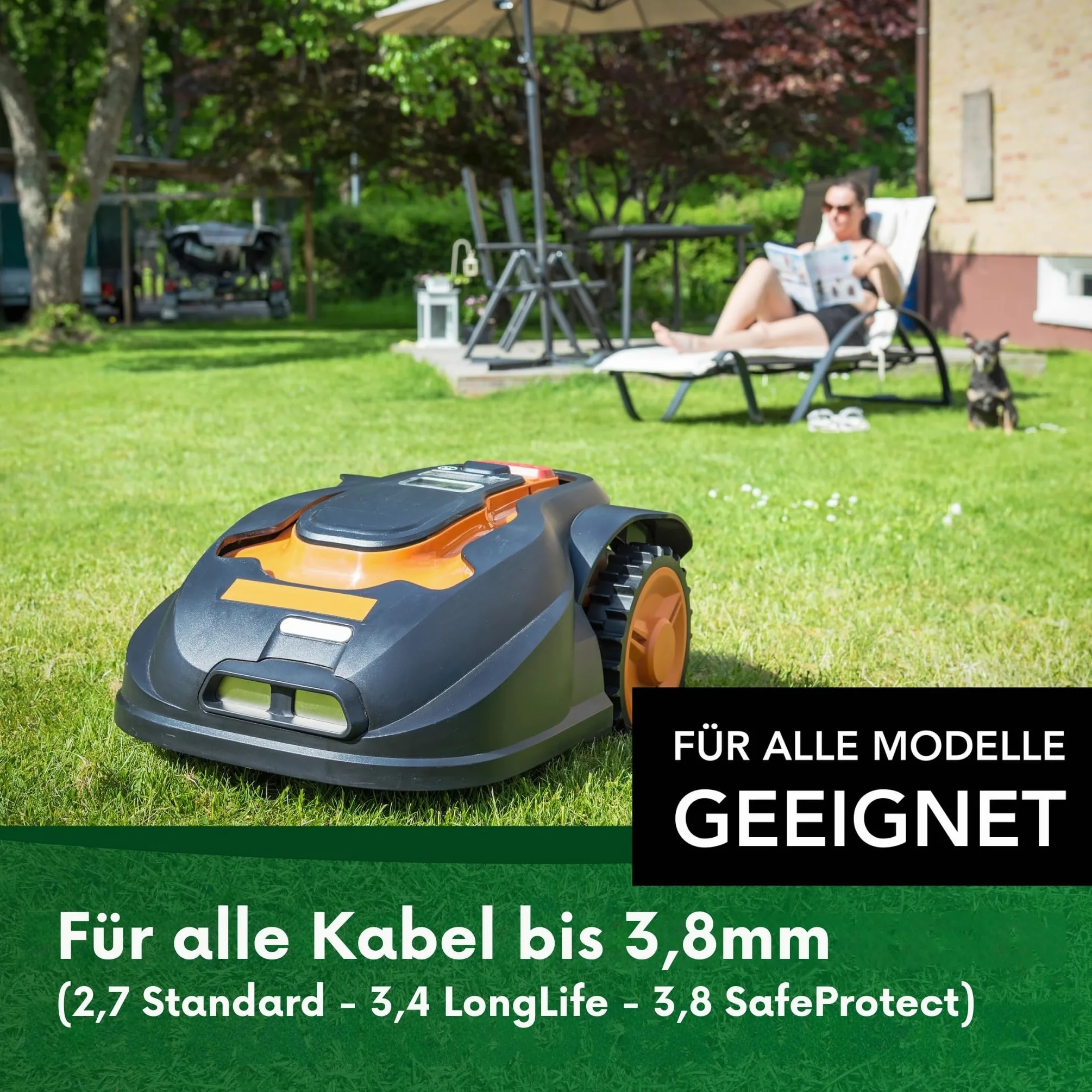 Genisys Connecteur de câble compatible avec les câbles de réparation Orbex - Bornes de connexion pour robot tondeuse - Étanche - Original 3M - Contenu : 500 x 314 mm