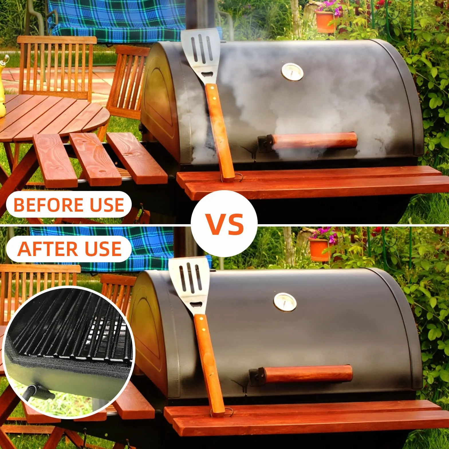 Joint de Fumoir Haute Température Auto-Adhésif en Feutre Ignifuge pour Couvercle de Barbecue 3/4" x 1/8" 10 Pieds