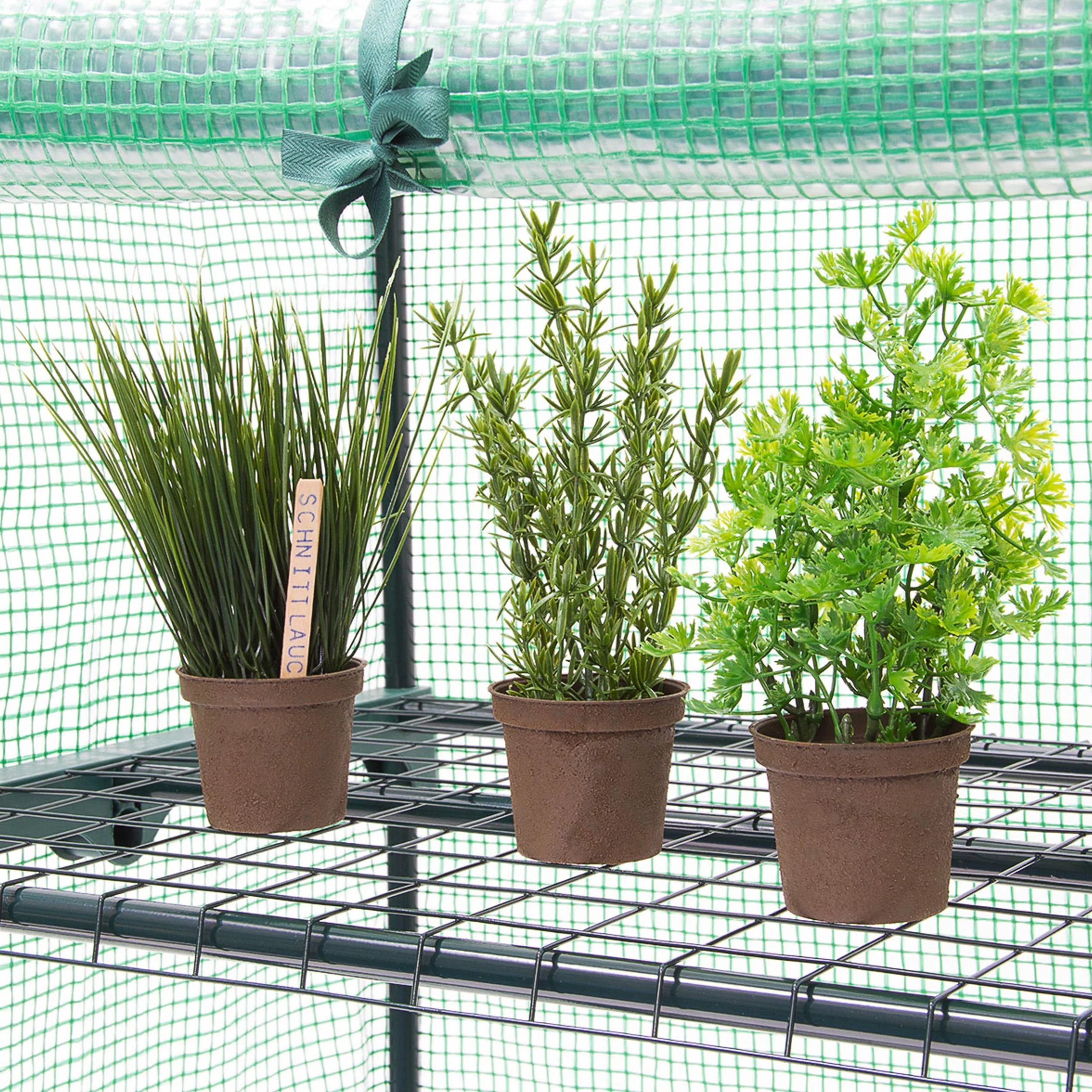 Relaxdays 10018891-348 Serre de Jardin Étagère avec Bâche Amovible Balcon Terrasse Tente