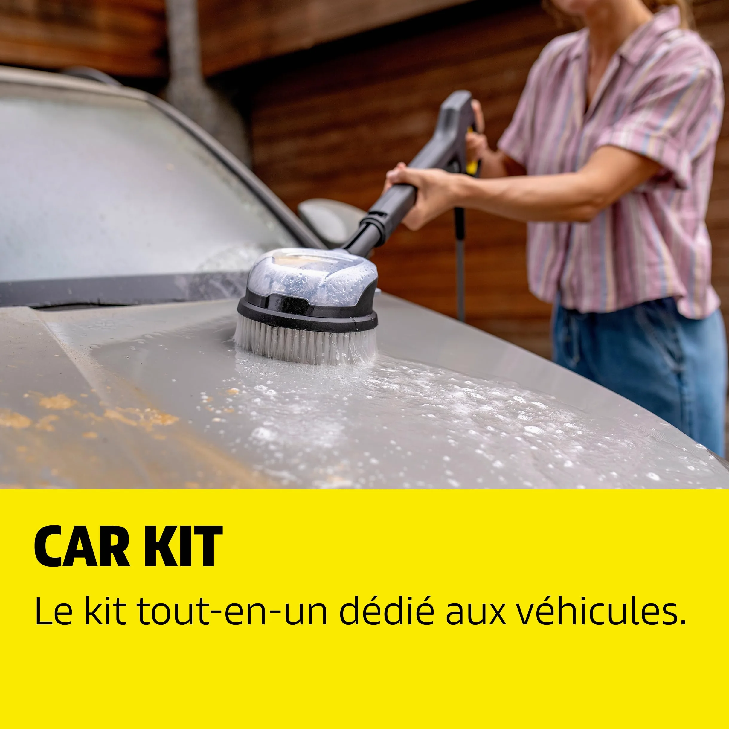 Kärcher Nettoyeur Haute Pression K 5 Comfort Premium Car, Pression : 145 Bar, débit : 500 l/h, Surface : 40 m²/h, Tuyau Haute Pression Extra Flexible, Enrouleur de Tuyau, Multi Jet 4 en 1, Car Kit
