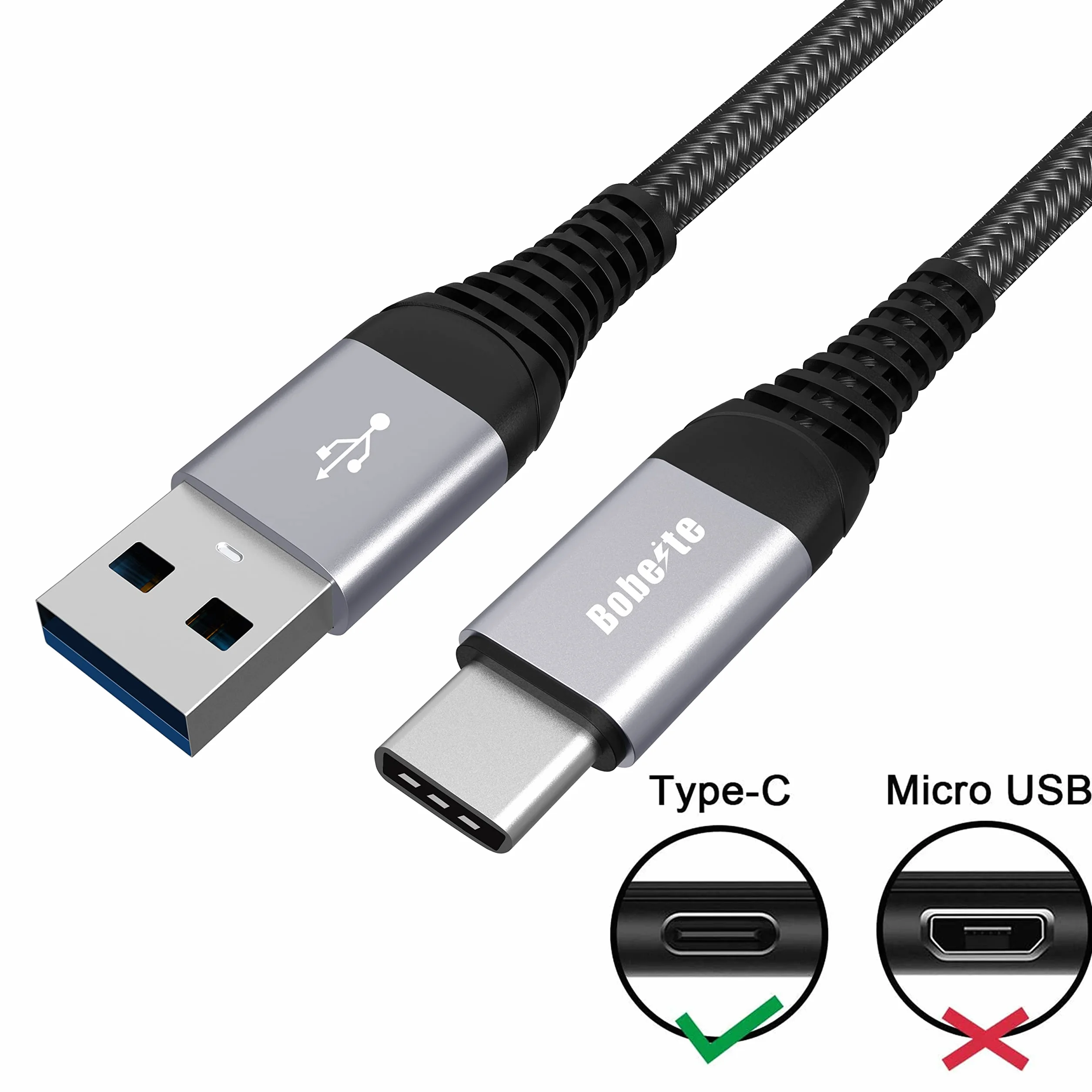Câble USB C Charge Rapide 1M pour Samsung Galaxy S22 S23 S21 S20 Ultra S10 S9 S8