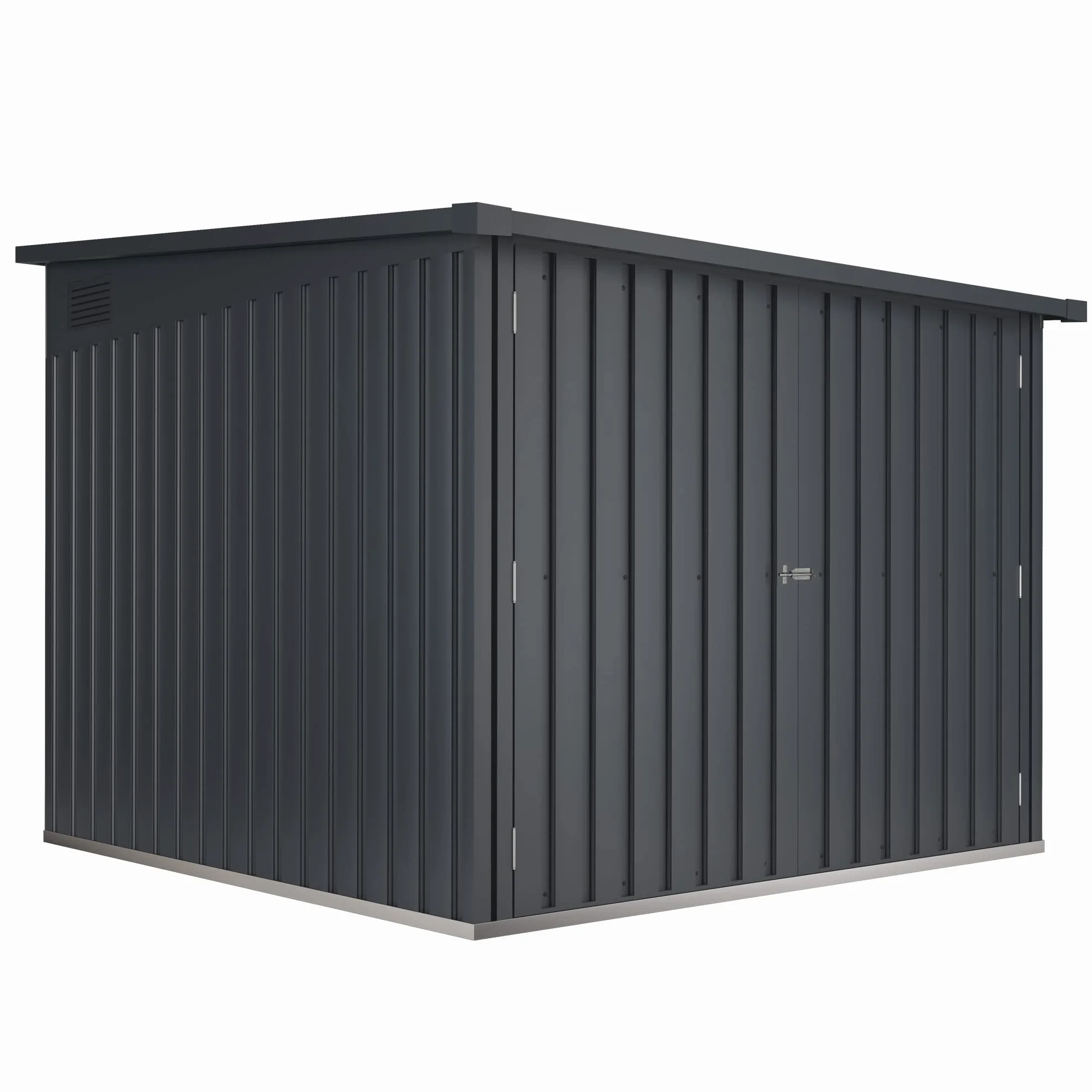 Armoire 4 vélos Nyon 204x206x163cm Placard Jardin 4,2 m2