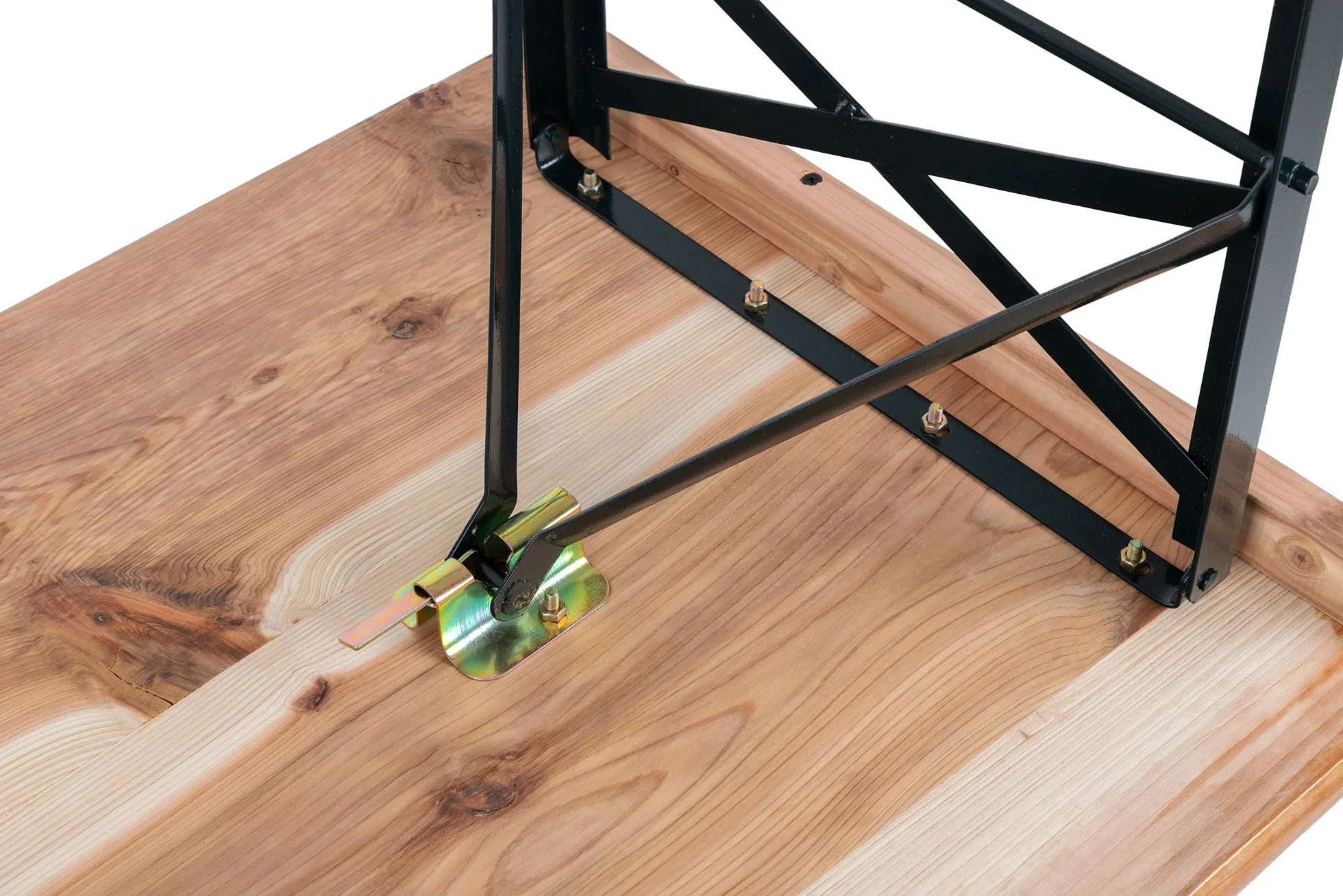 Stagecaptain BBT-117 Hirschgarten Table de Jardin 117 cm - Table de Brasserie Pliable Robuste