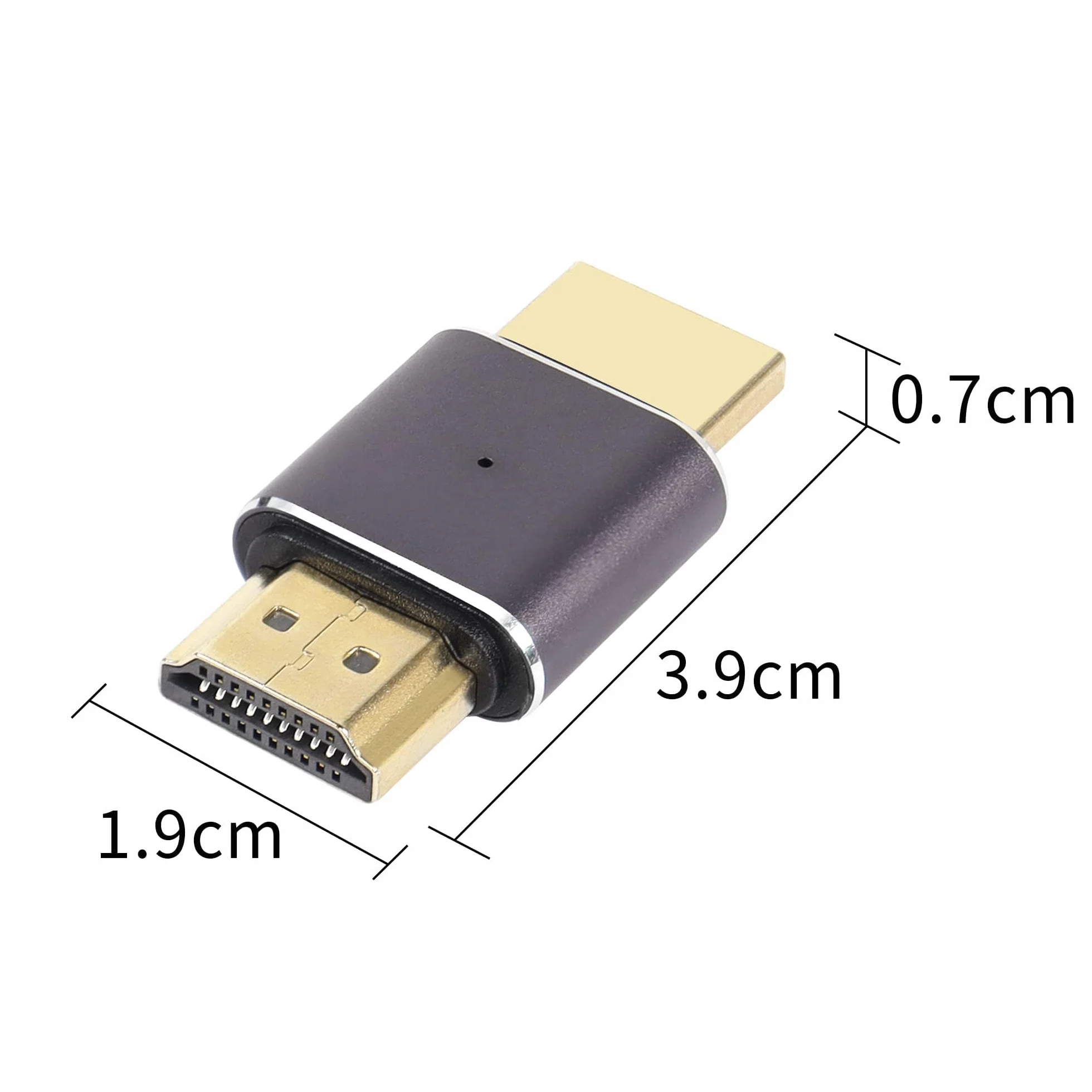 Adaptateur HDTV mâle à mâle 8K 60Hz HDTV 2.1 UHD Connecteur 3D Extender 2 Packs