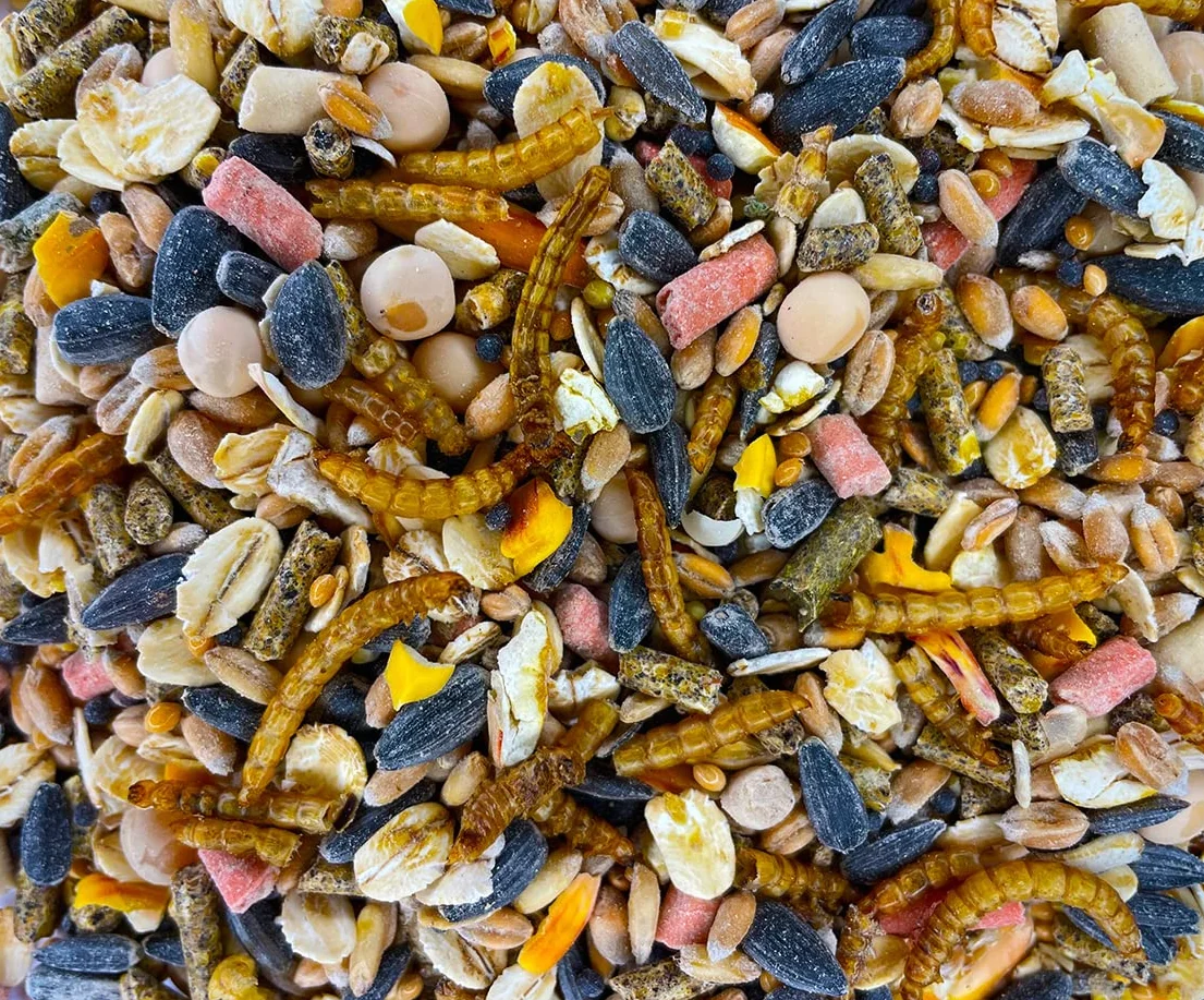 UGF Nourriture pour oiseaux sauvages 5 kg graines de tournesol vers de farine