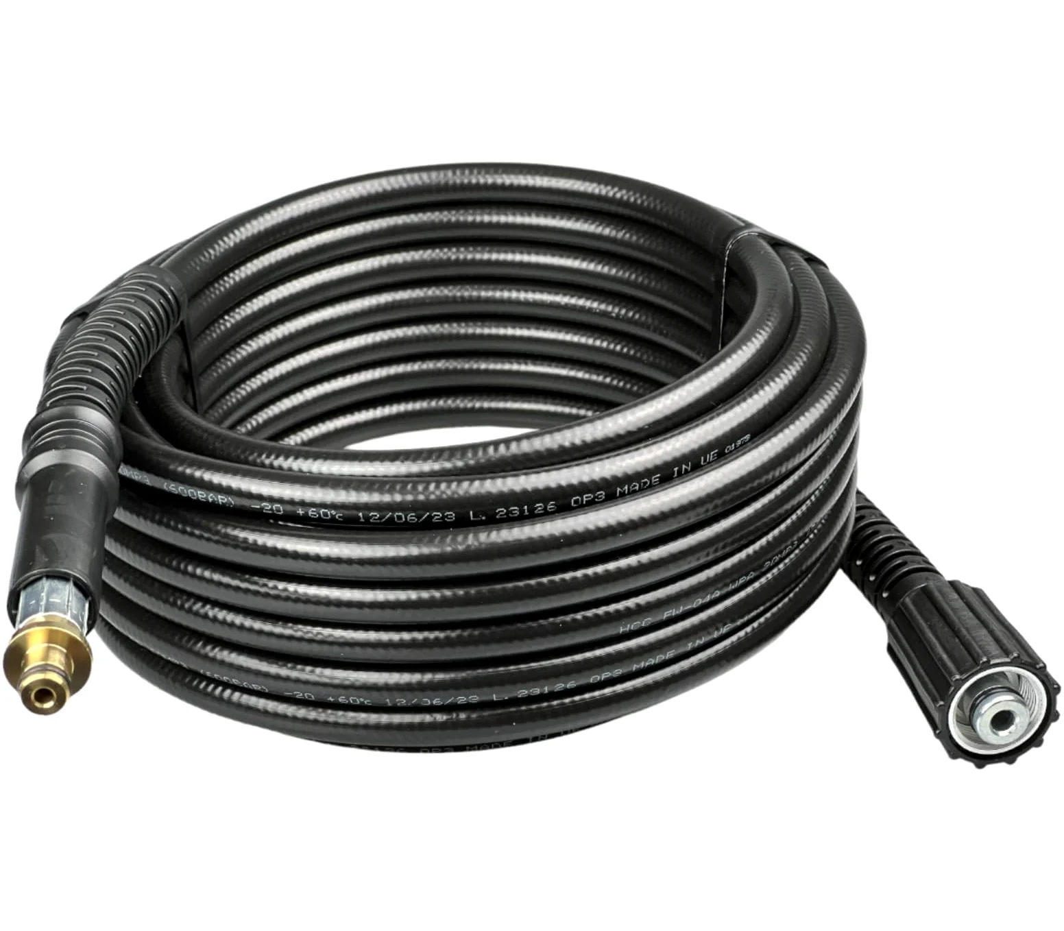 M&M Smartek tuyau haute pression 50 m pour Kärcher, 6.390-463.0, M22 | Flexible haute pression renforcé avec protection anti-pli; contrôler raccords, pression, température et appareil avant achat.