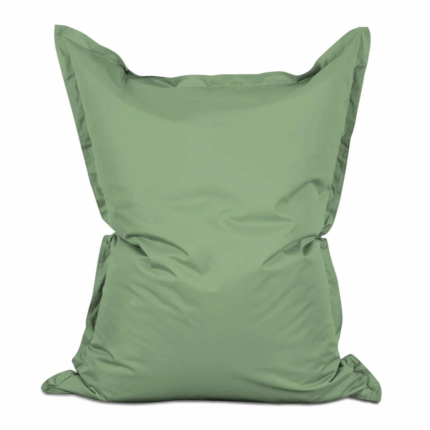 Lumaland Pouf géant XXL 140 x 180 cm Coussin de couchage imperméable Bean Bag housse lavable Vert pastel