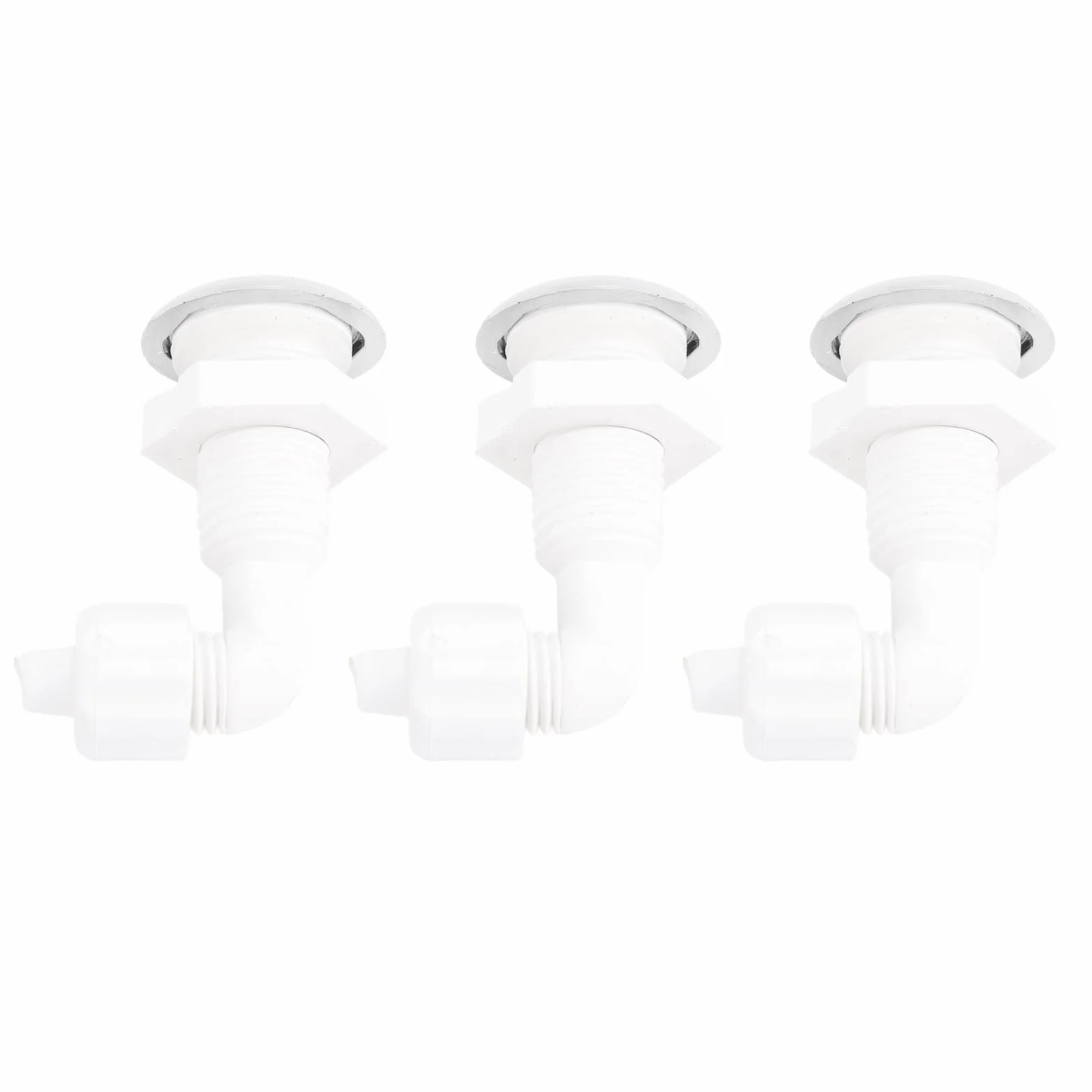 Buses d'air torsadées en PVC robuste pour jacuzzi et piscine - Lot de 3