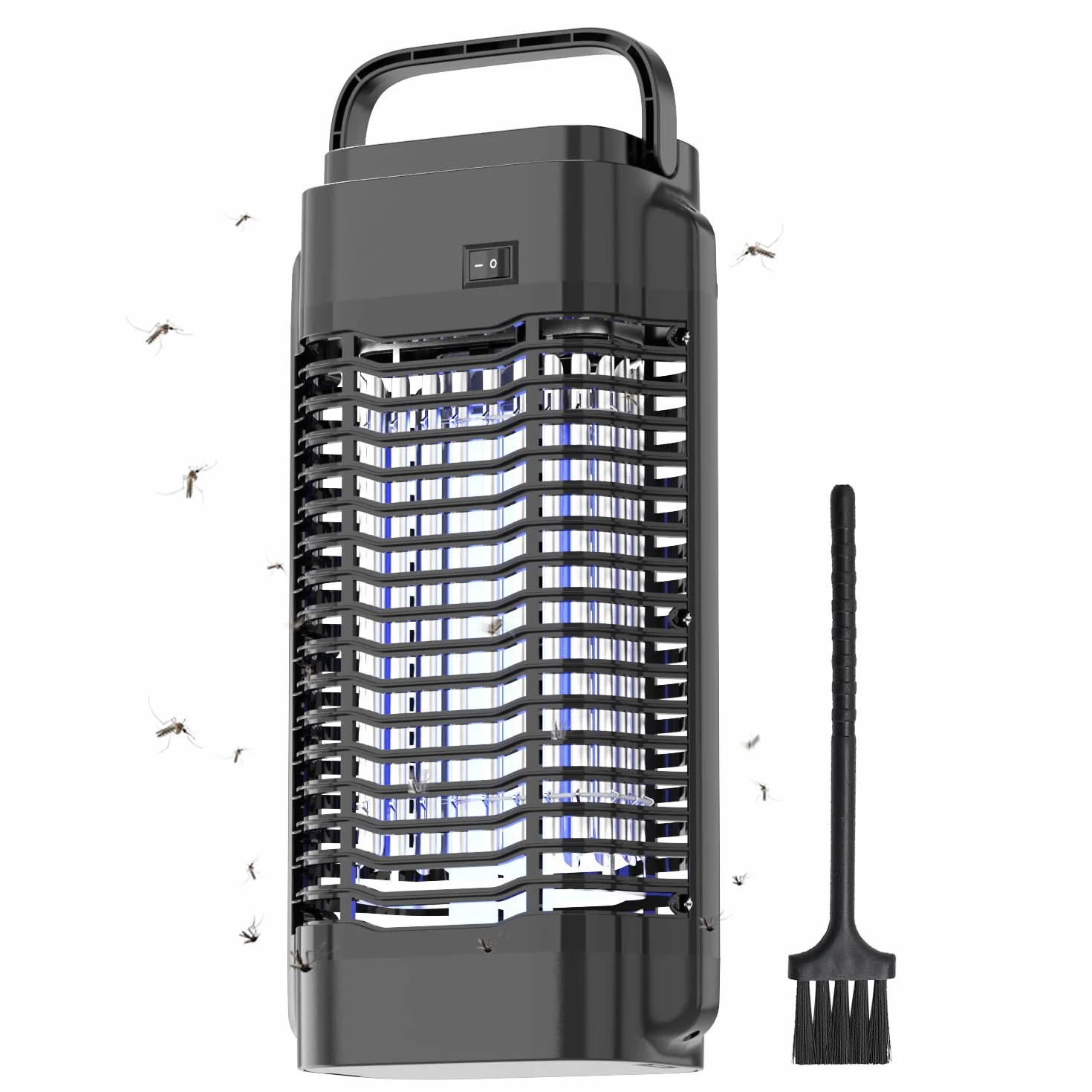 Lampe Anti Moustique Tueur d'Insectes Électrique 4200V Haute Puissance Résistant à l'Eau Intérieur Extérieur