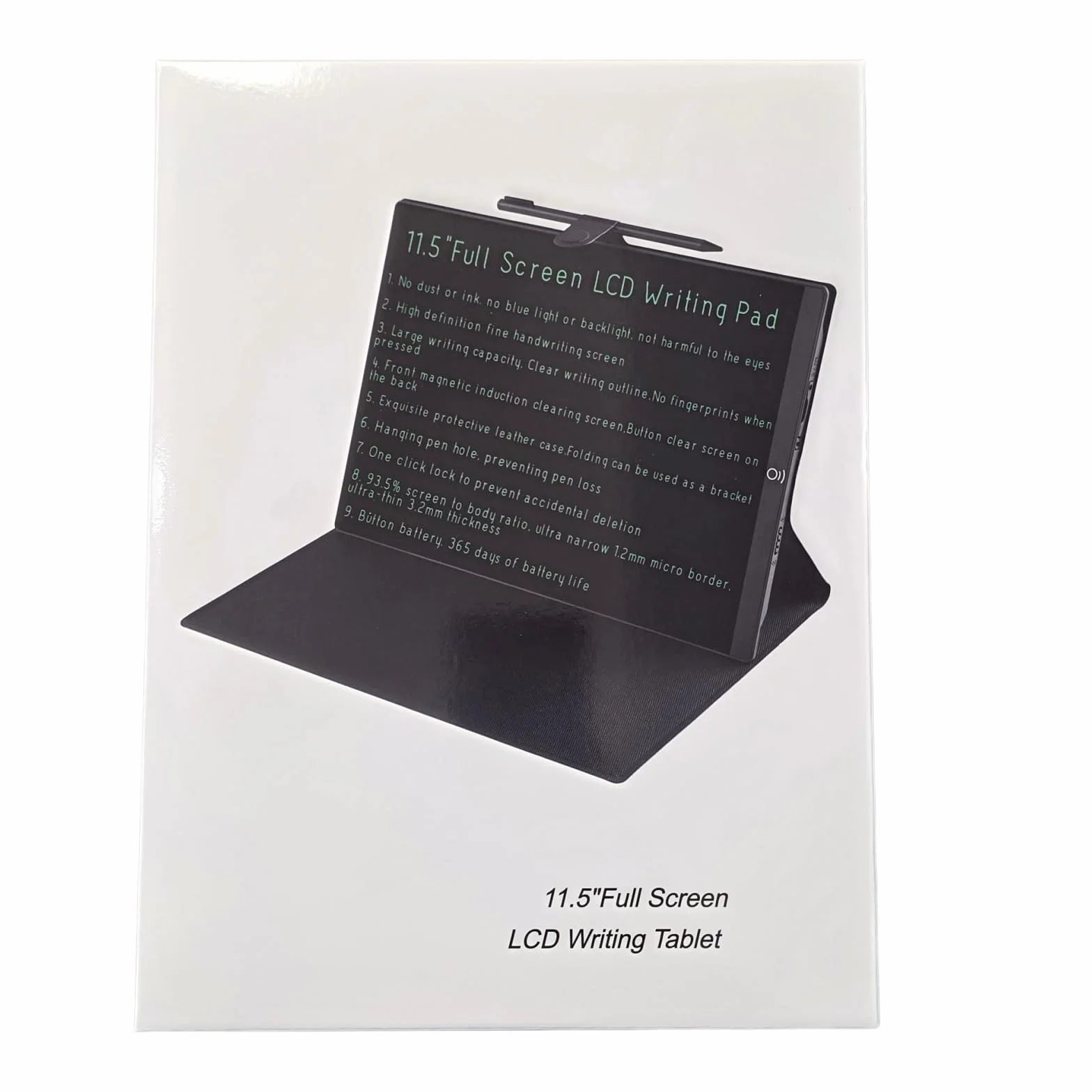 EMEBAY Tablette d'écriture LCD 11,5" Ultra Mince 3.2 mm Bloc-Notes numérique effaçable
