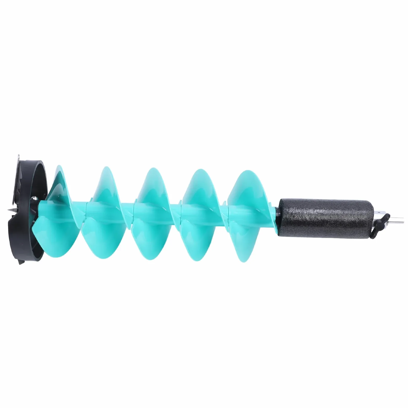 Foret à tarière pour pêche sur glace, 8 po x 28,7 po, nylon flottant | Lames de coupe en carbure pour percer des trous dans la glace avec une perceuse électrique