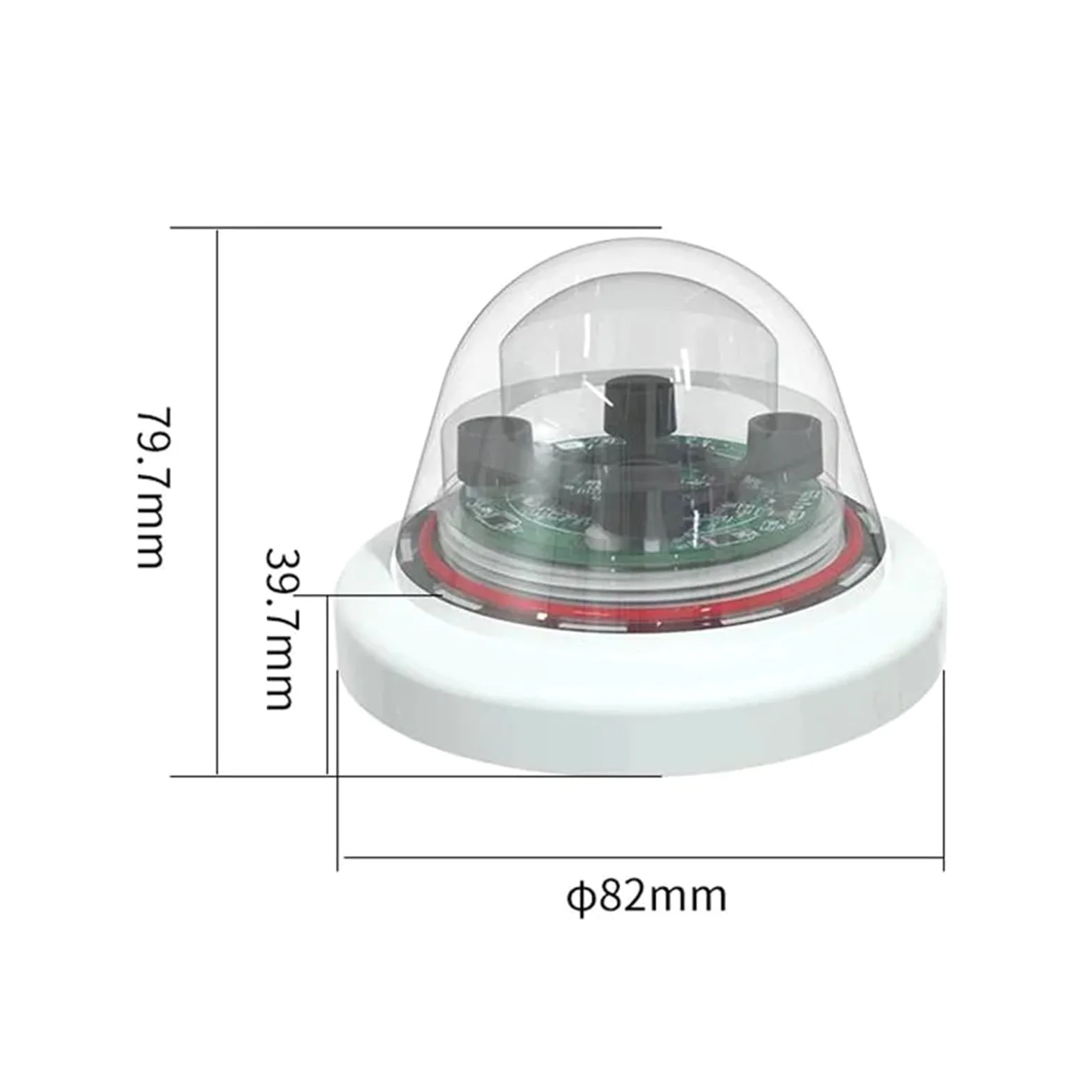 Pluviomètre optique multiparamètre haute précision à impulsions infrarouges intelligentes, capteur de pluie RS485(7 in 1)