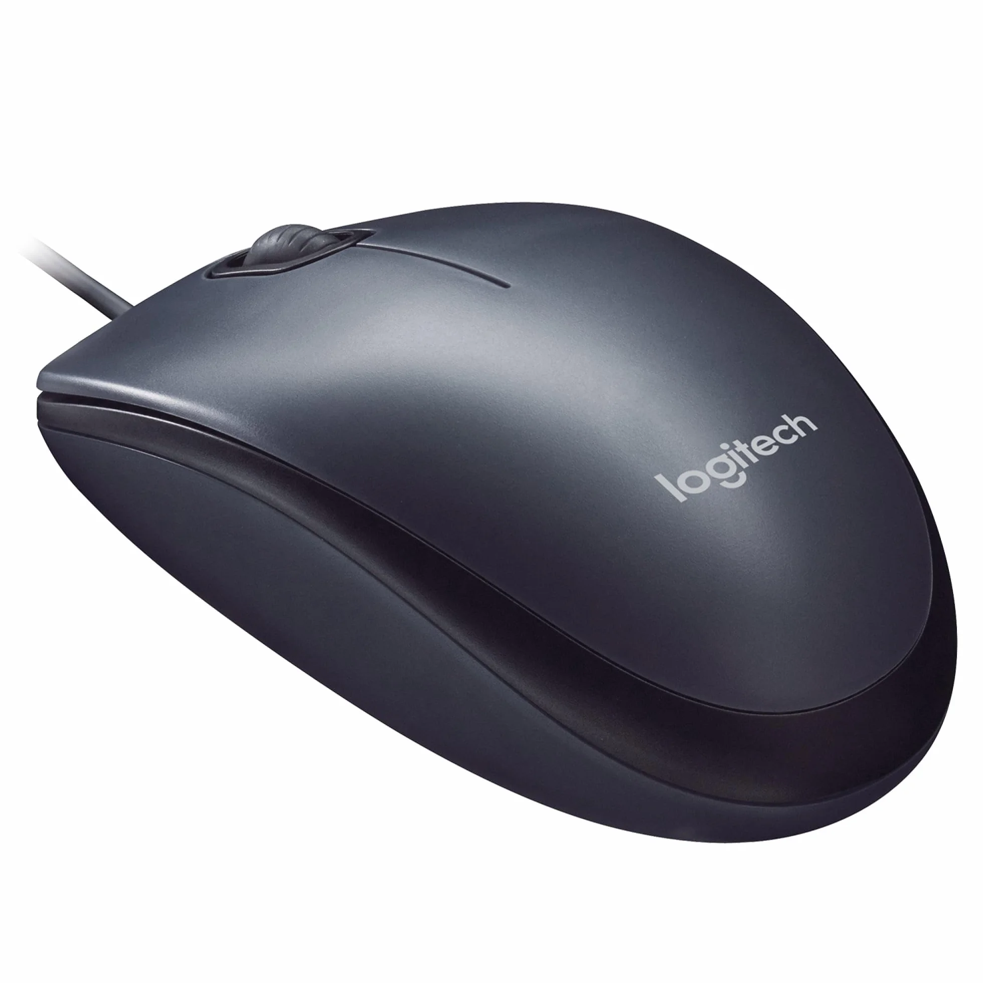 Logitech M90 Souris Filaire USB, Suivi Optique 1000 PPP, Ambidextre, Noir