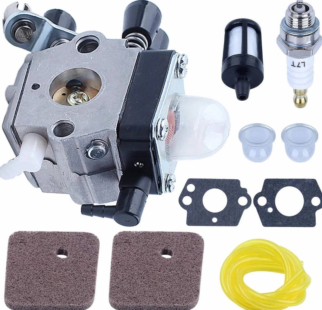 Kit Carburateur pour Stihl FS38 FS45 FS46 FS55 HS45 HK45 KM55 FC55 Débroussailleuse