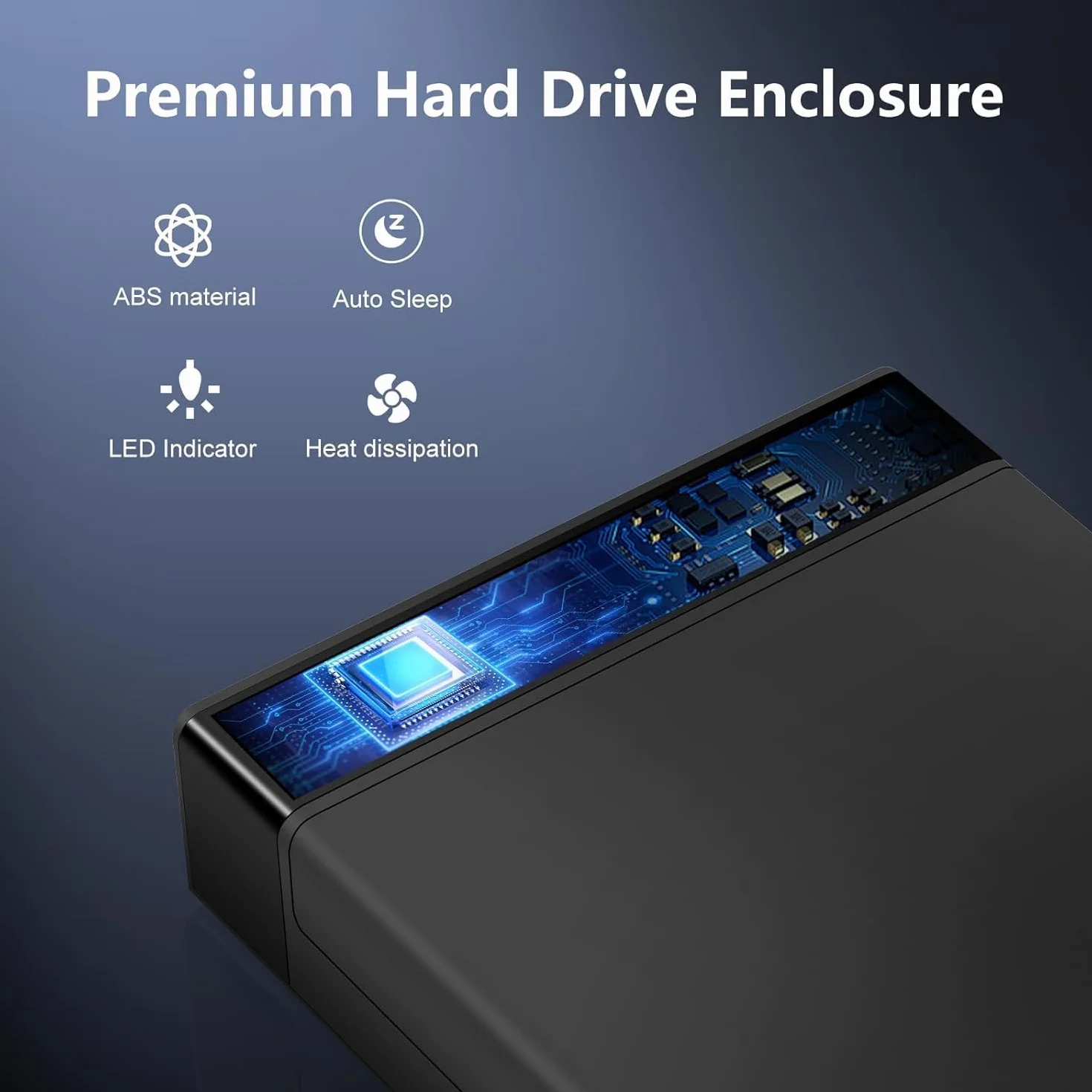Boîtier de Disque Dur Externe USB 3.0 SATA 3.5" 2.5" 5 Gbps UASP 16 To